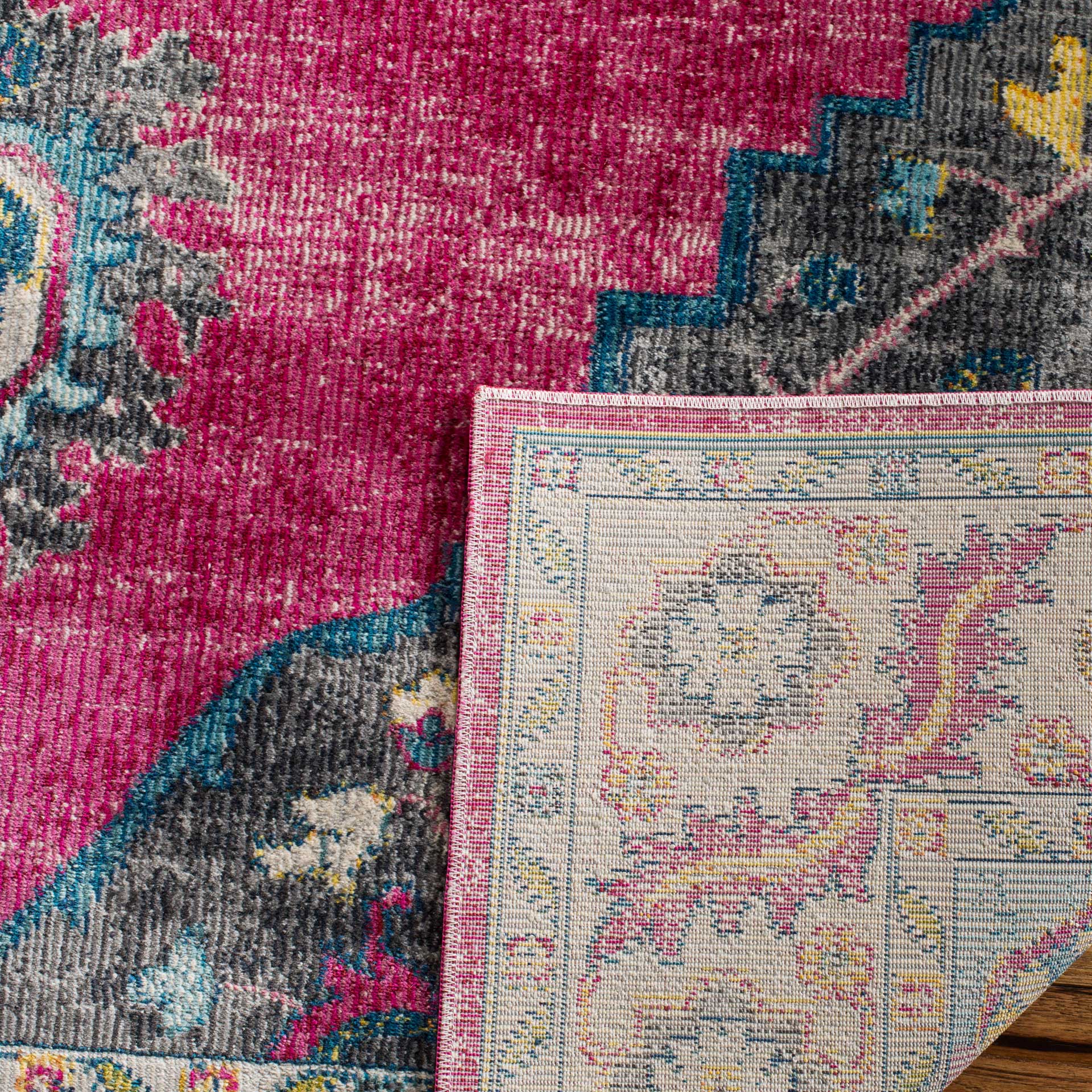 Merlot Fuchsia/Multi Area Rug - Image 6