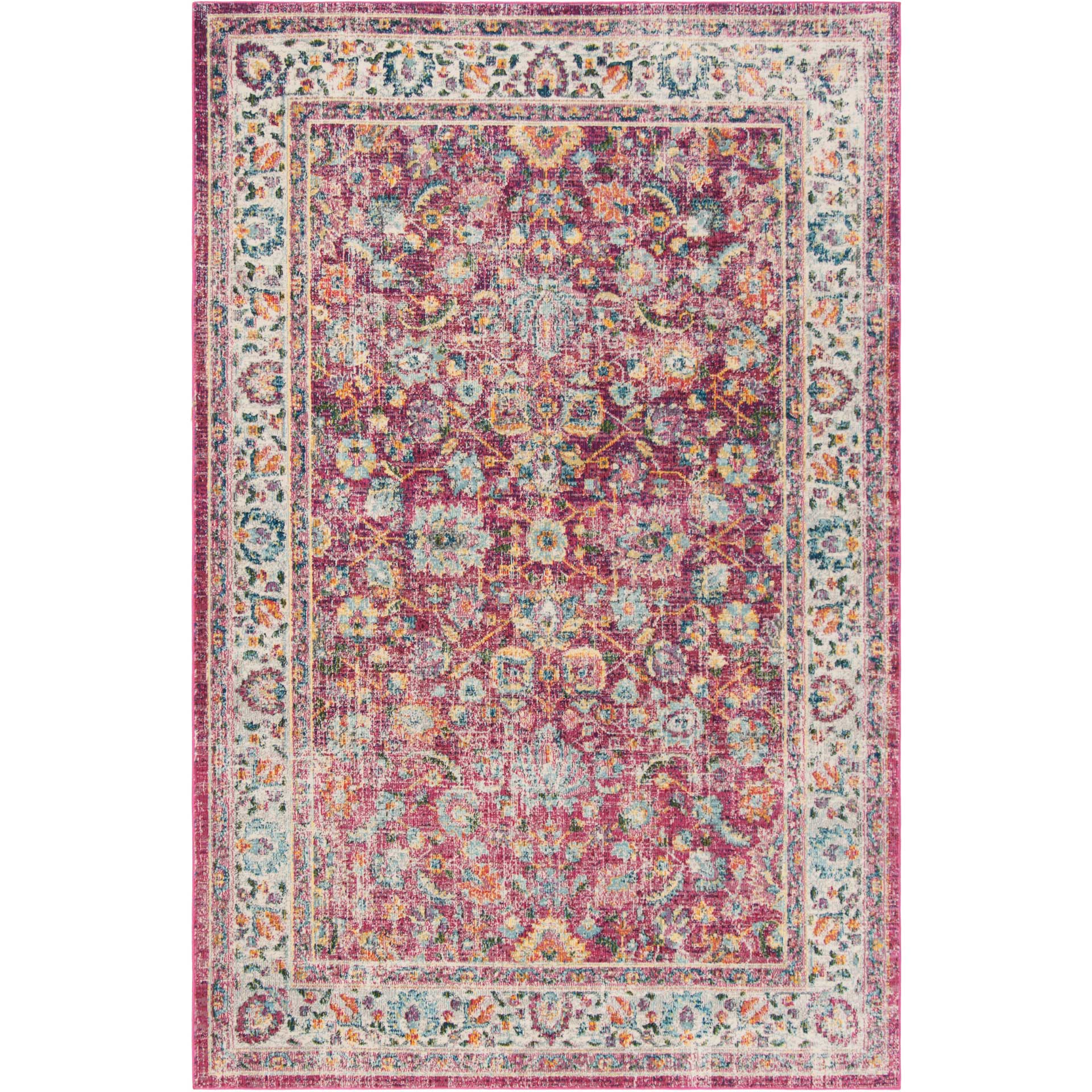 Merlot Red/Multi Area Rug - Image 3