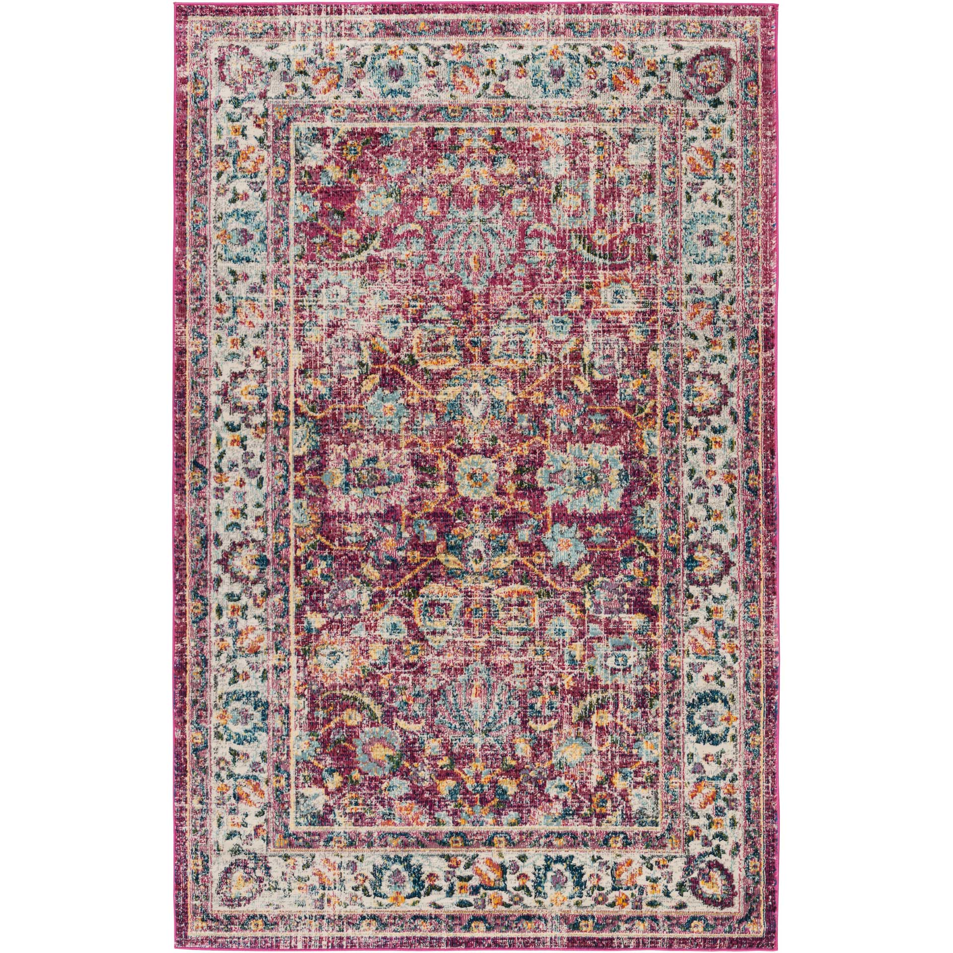 Merlot Red/Multi Area Rug - Image 4