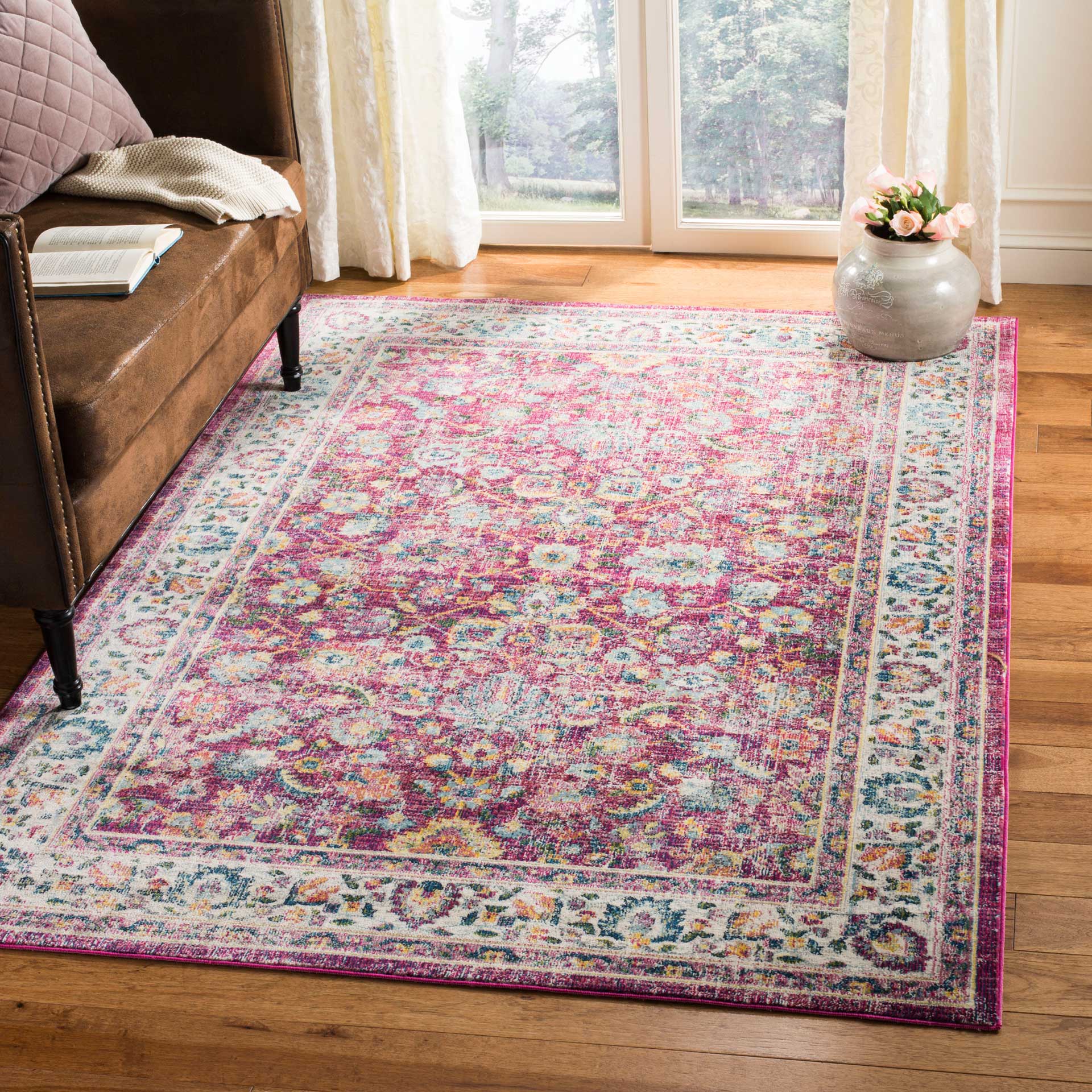 Merlot Red/Multi Area Rug - Image 7
