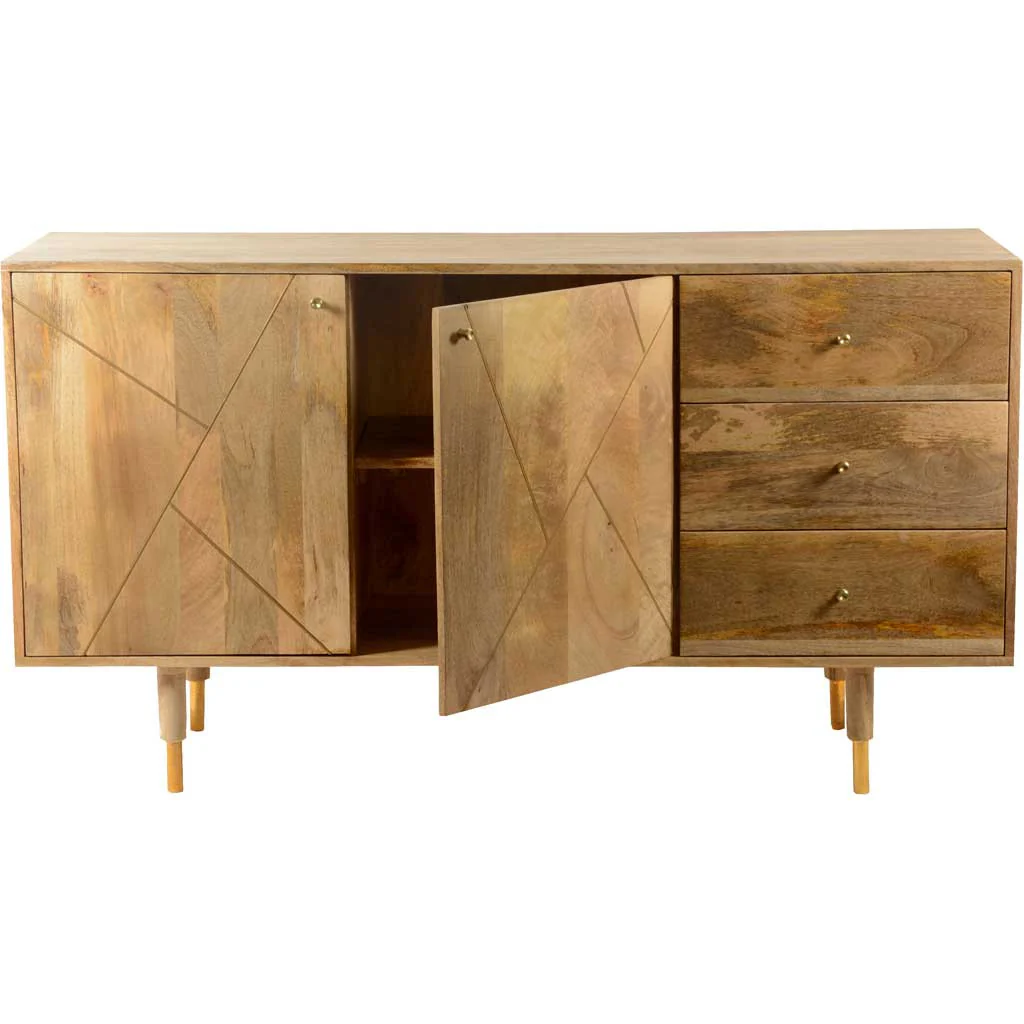 Mesa 3 Drawer Sideboard - Image 2