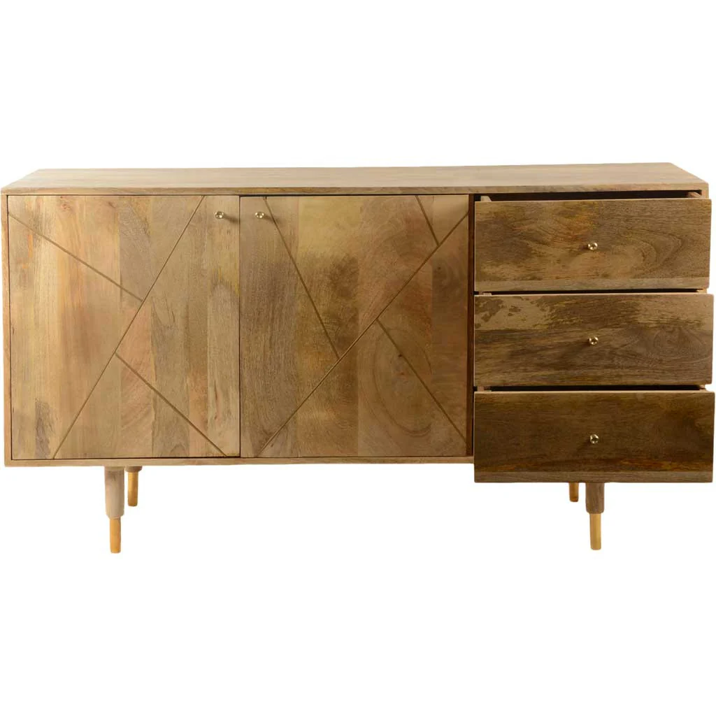 Mesa 3 Drawer Sideboard - Image 3