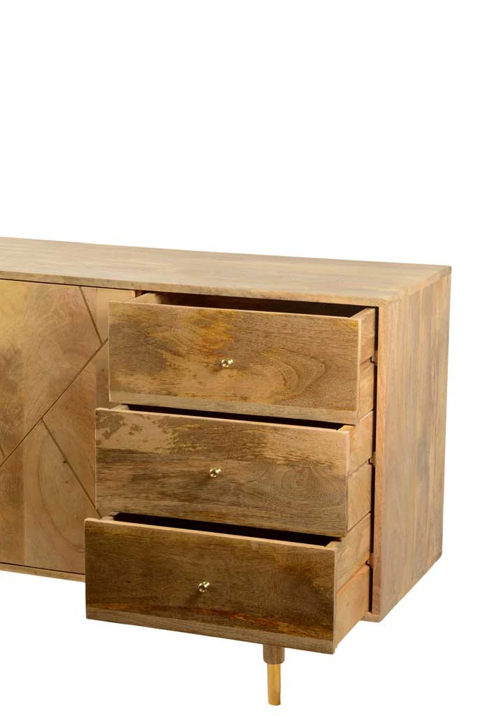Mesa 3 Drawer Sideboard - Image 4