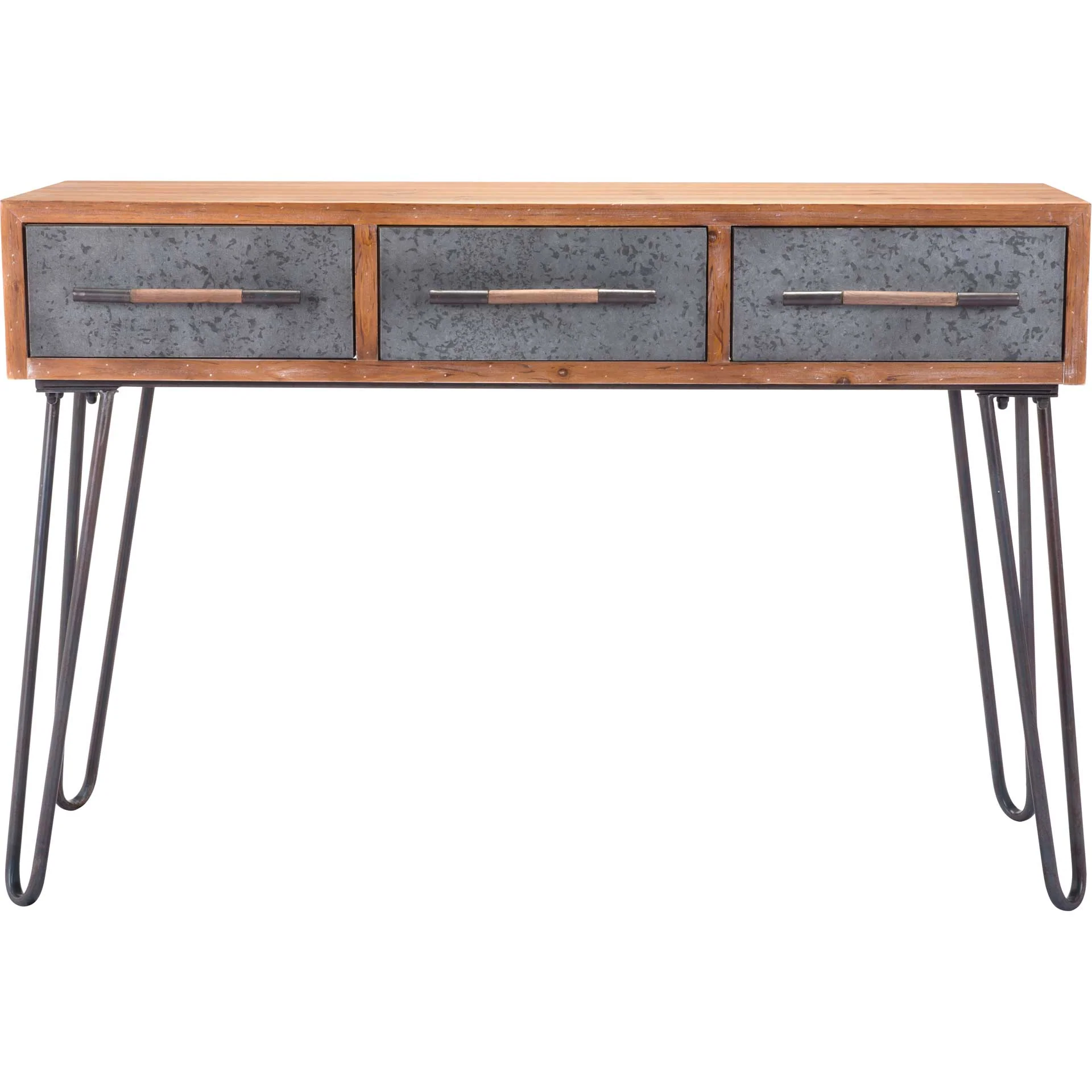Metal Console Table Antique - Image 3