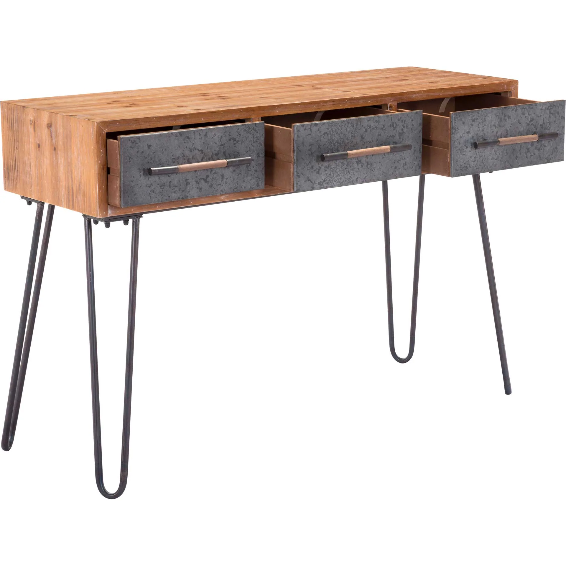 Metal Console Table Antique - Image 5