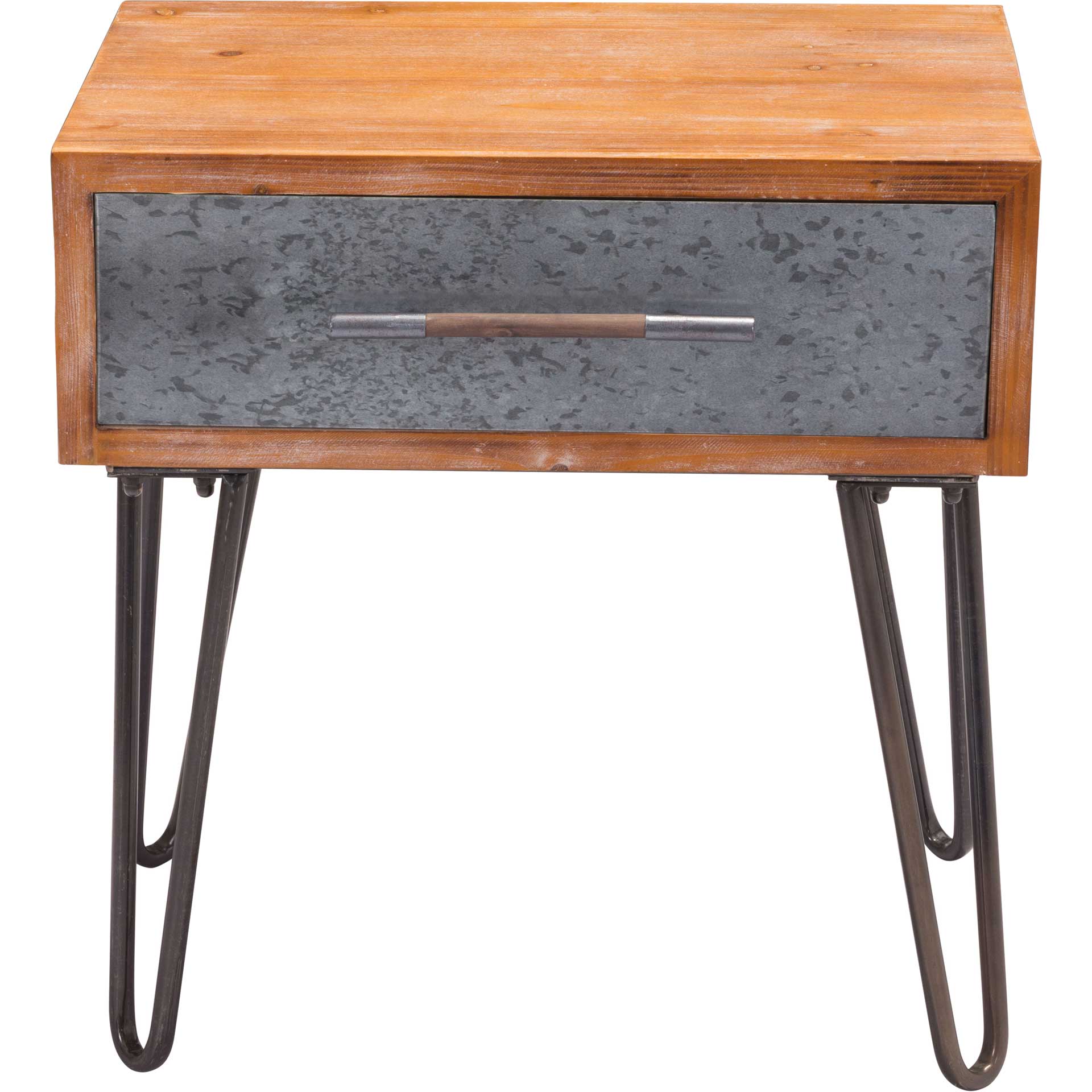 Metal End Table Antique - Image 3