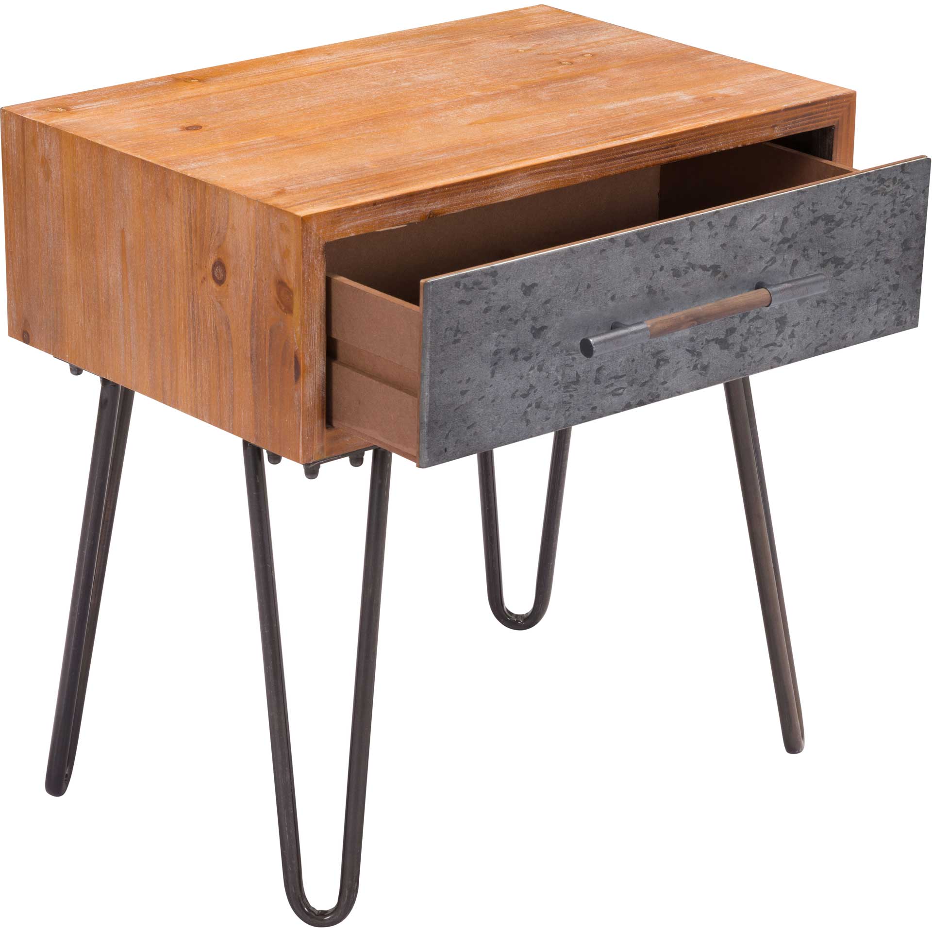 Metal End Table Antique - Image 5