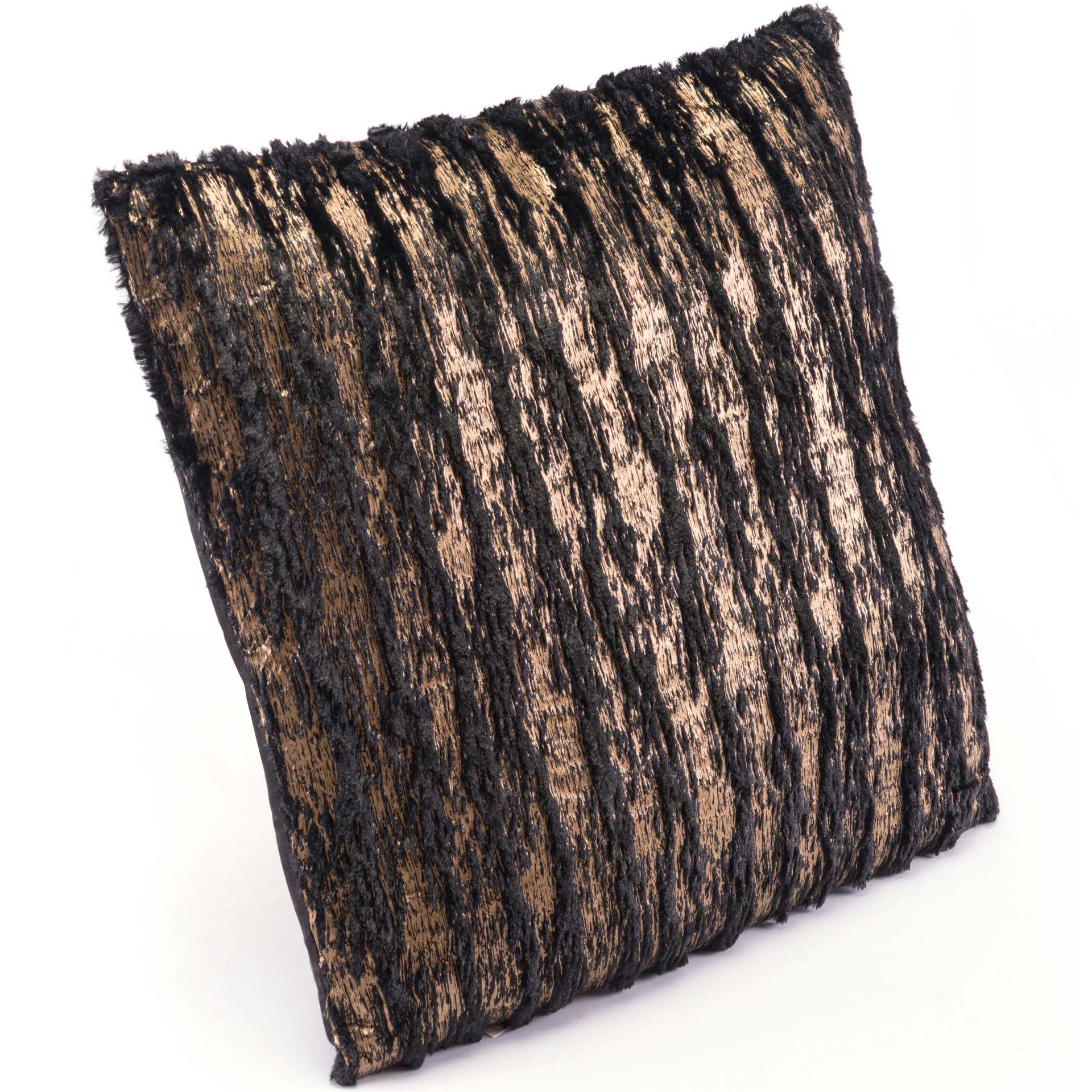 Metallic Waves Pillow Black/Gold - Image 2