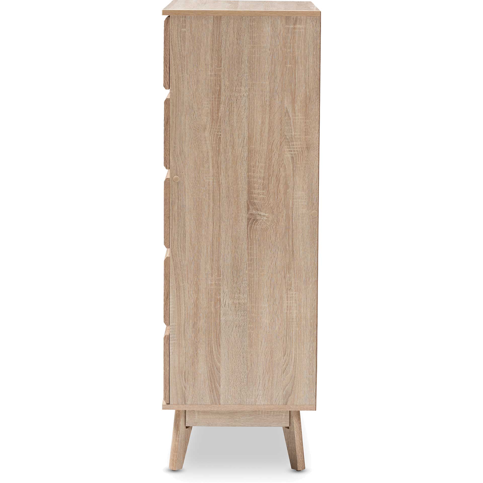 Miabella 5-Drawer Chest Oak/Dark Gray - Image 3
