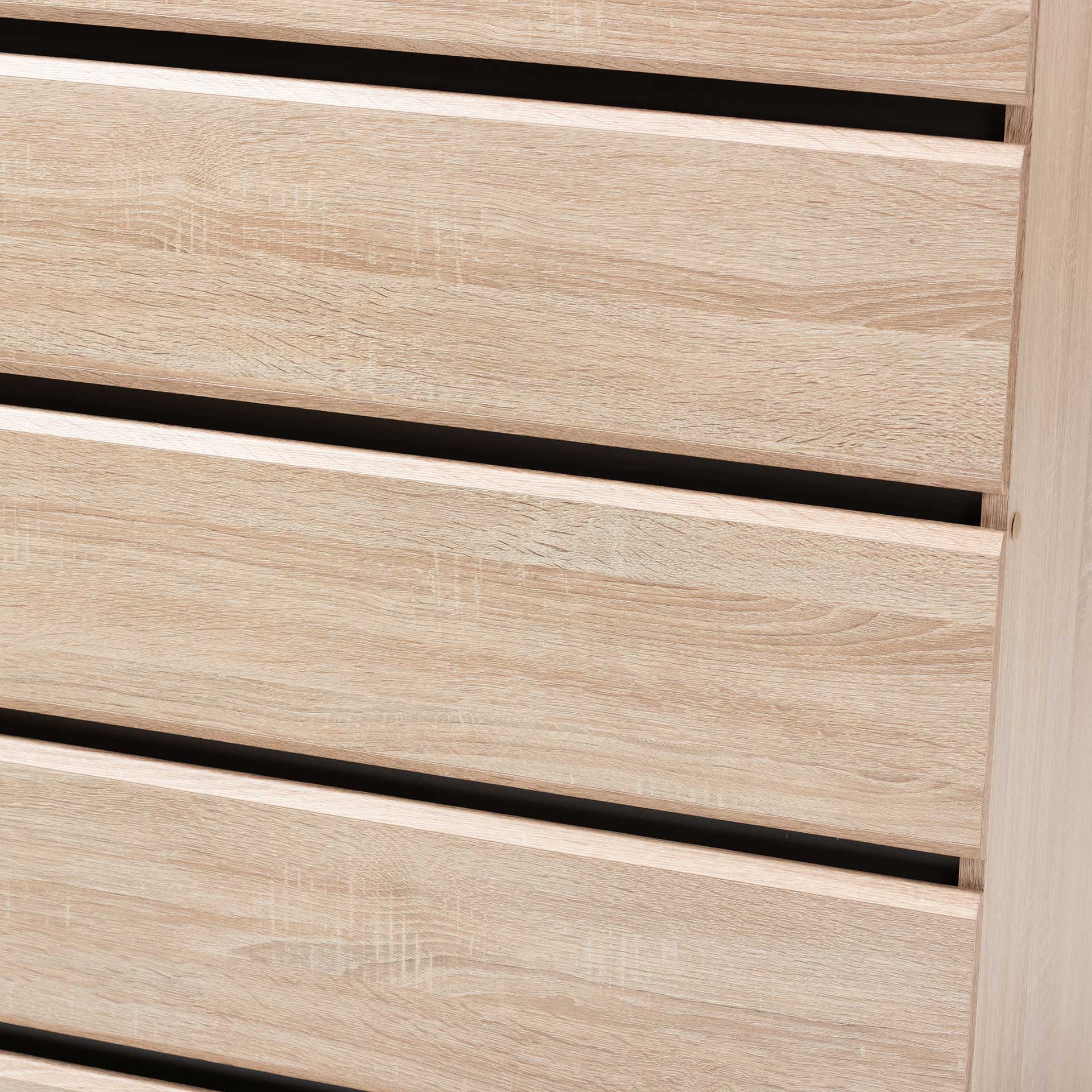 Miabella 5-Drawer Chest Oak/Dark Gray - Image 5