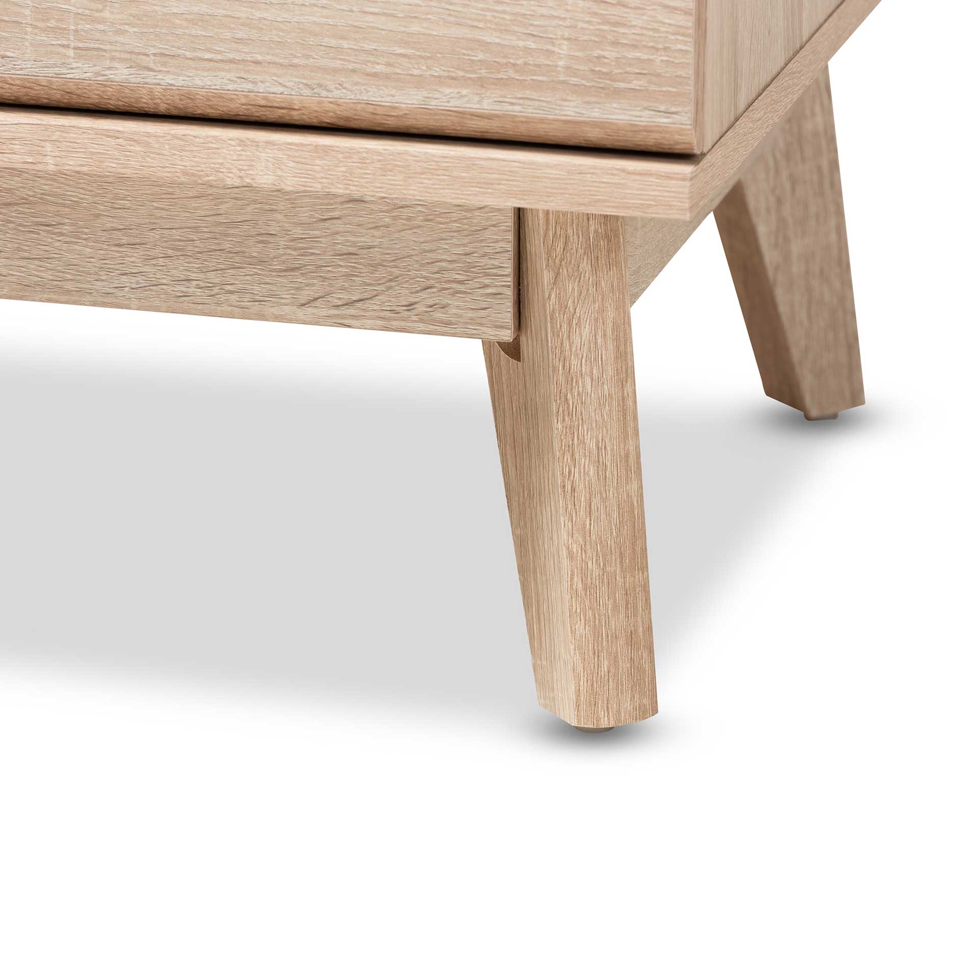 Miabella 5-Drawer Chest Oak/Dark Gray - Image 7