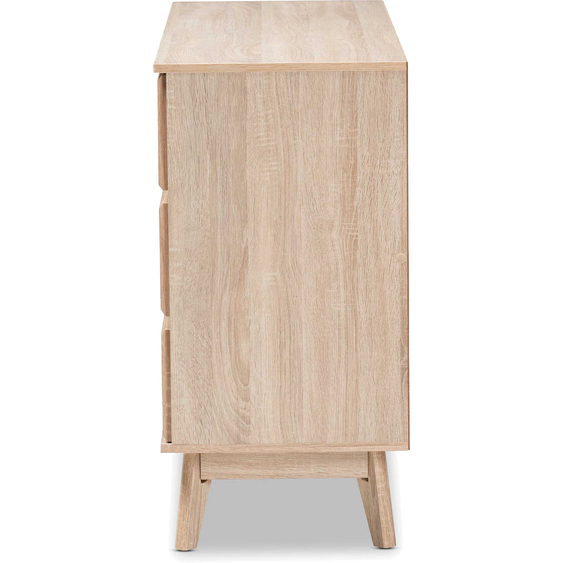 Miabella 6-Drawer Dresser Oak/Dark Gray - Image 3