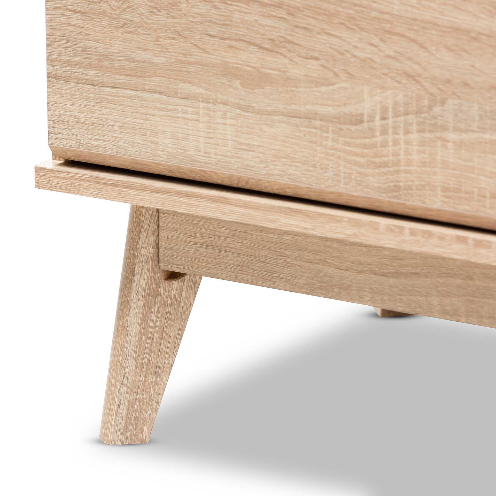 Miabella 6-Drawer Dresser Oak/Dark Gray - Image 7