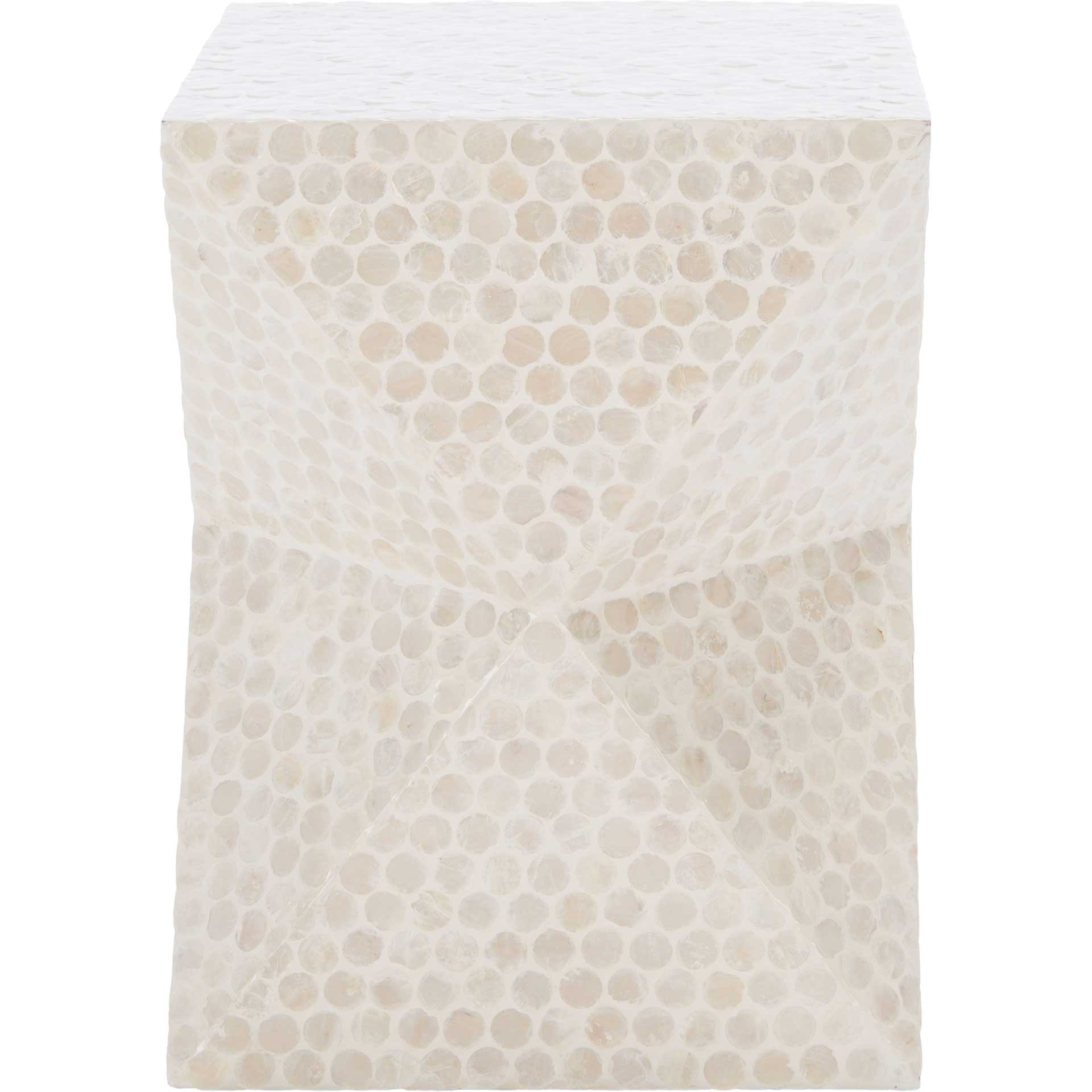 Micha Accent Table White - Image 2