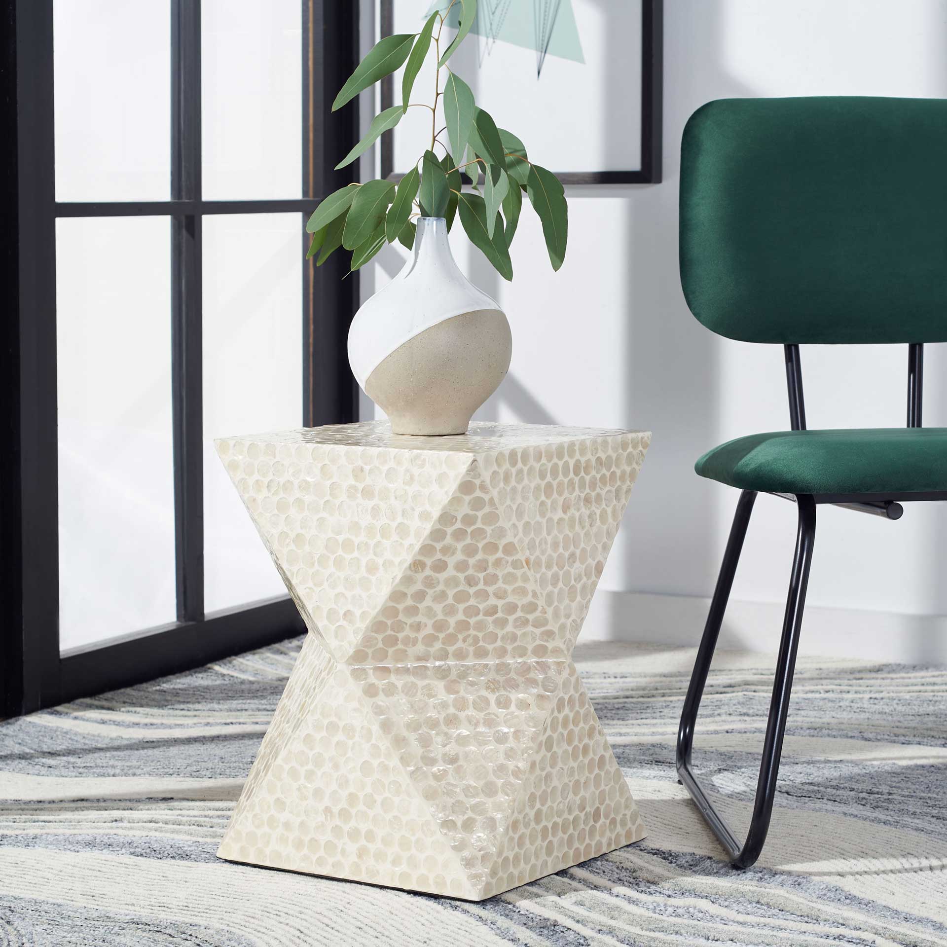 Micha Accent Table White - Image 6