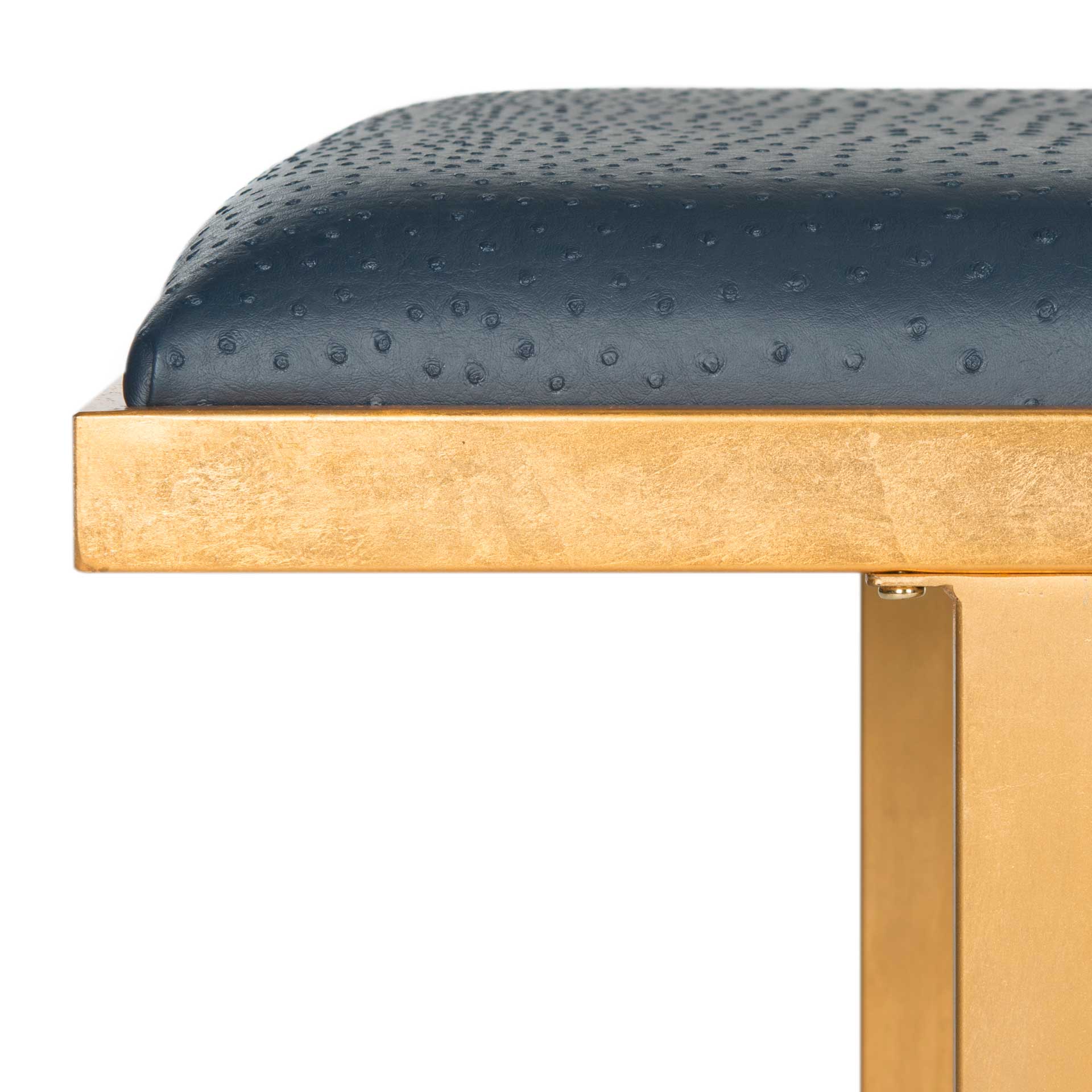 Michaela Loft Bench/Coffee Table Navy/Gold - Image 4
