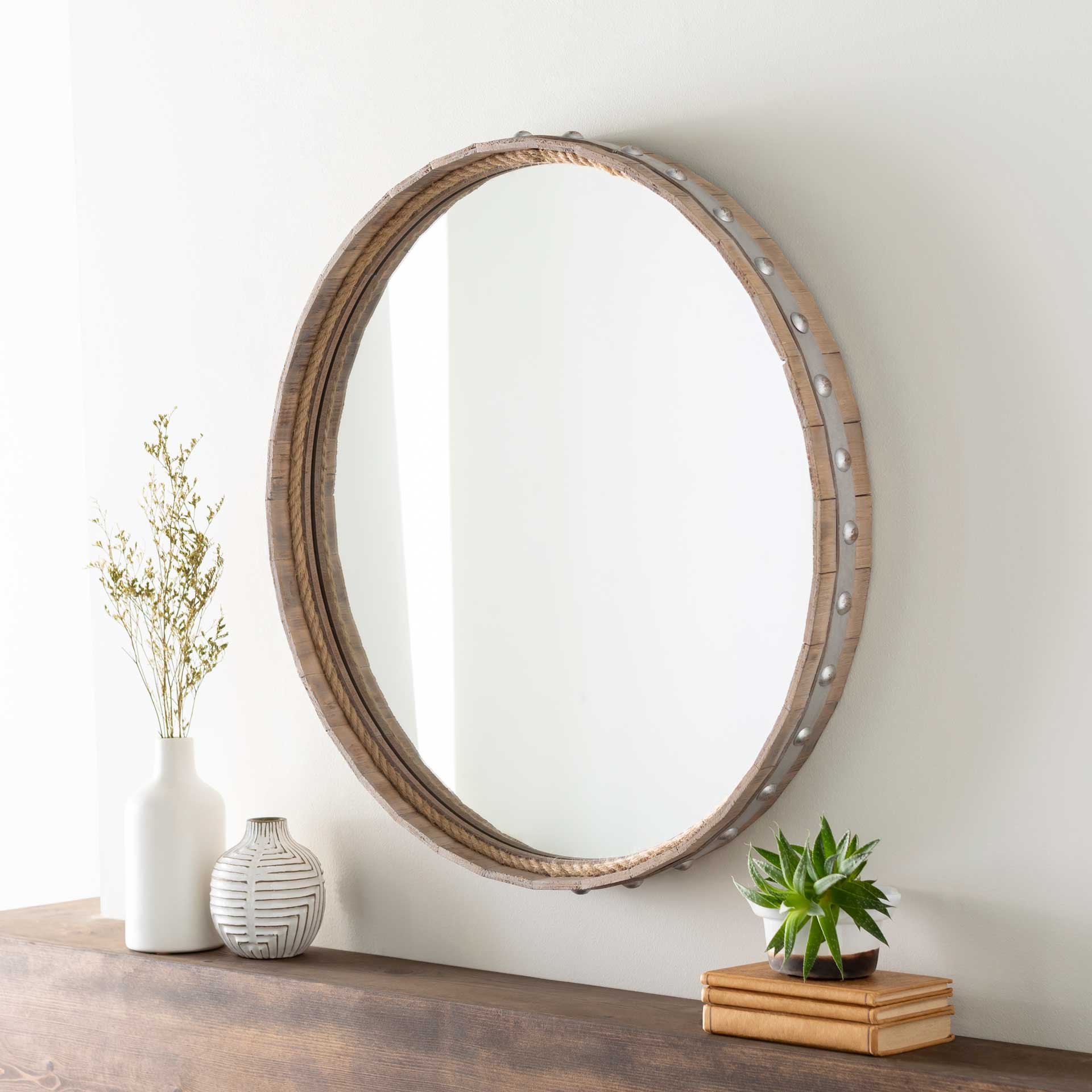 Michaela Mirror Natural - Image 7