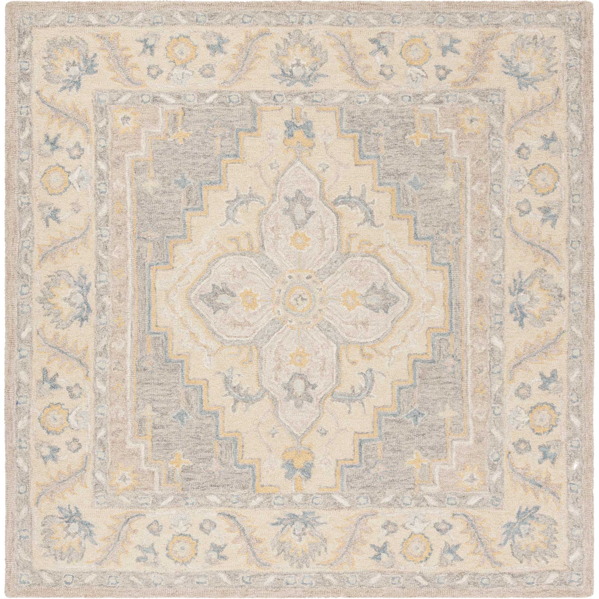 Micro-Loop Beige/Gray Area Rug - Image 3