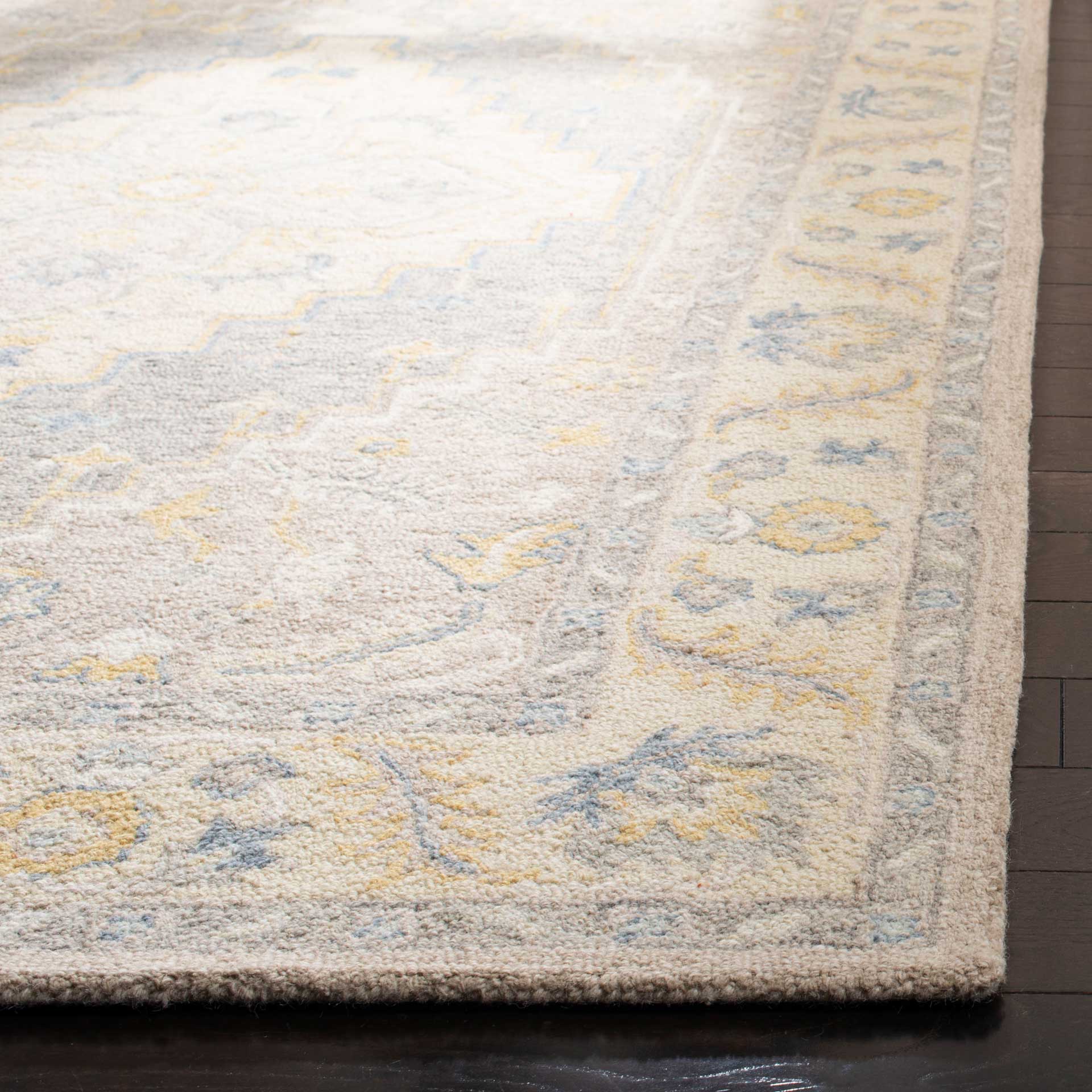 Micro-Loop Beige/Gray Area Rug - Image 6