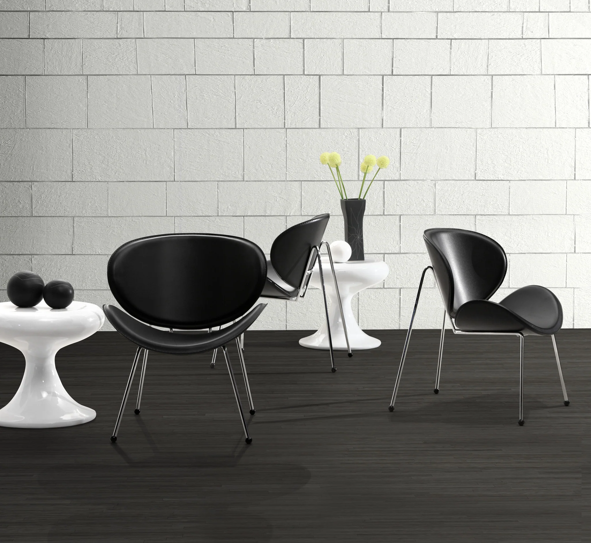 Middlefield Lounge Chair Black (Set of 2) - Image 5