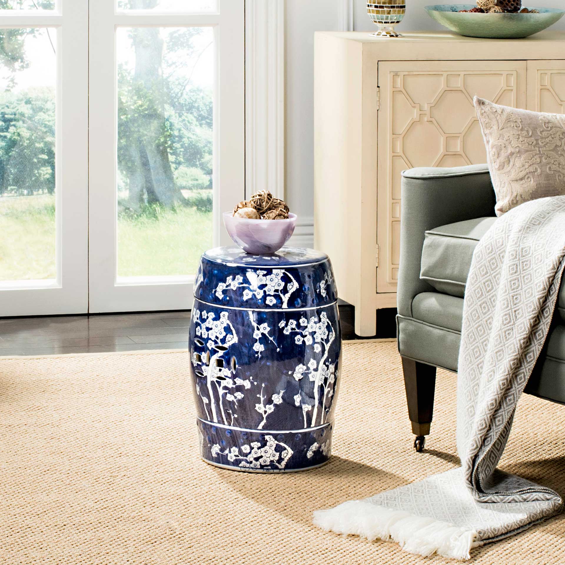 Midnight Kiss Garden Stool - Image 2
