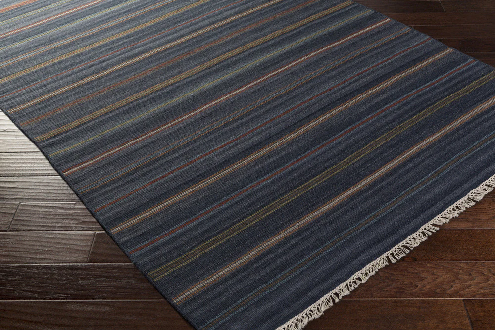 Miguel Navy/Burgundy/Olive Area Rug - Image 3