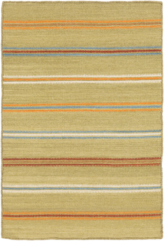 Miguel Olive/Teal/Burnt Orange Area Rug - Image 2