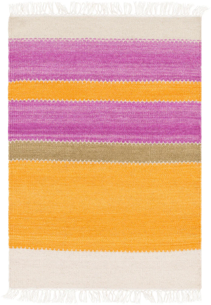 Miguel Tangerine/Magenta/Olive Area Rug - Image 2