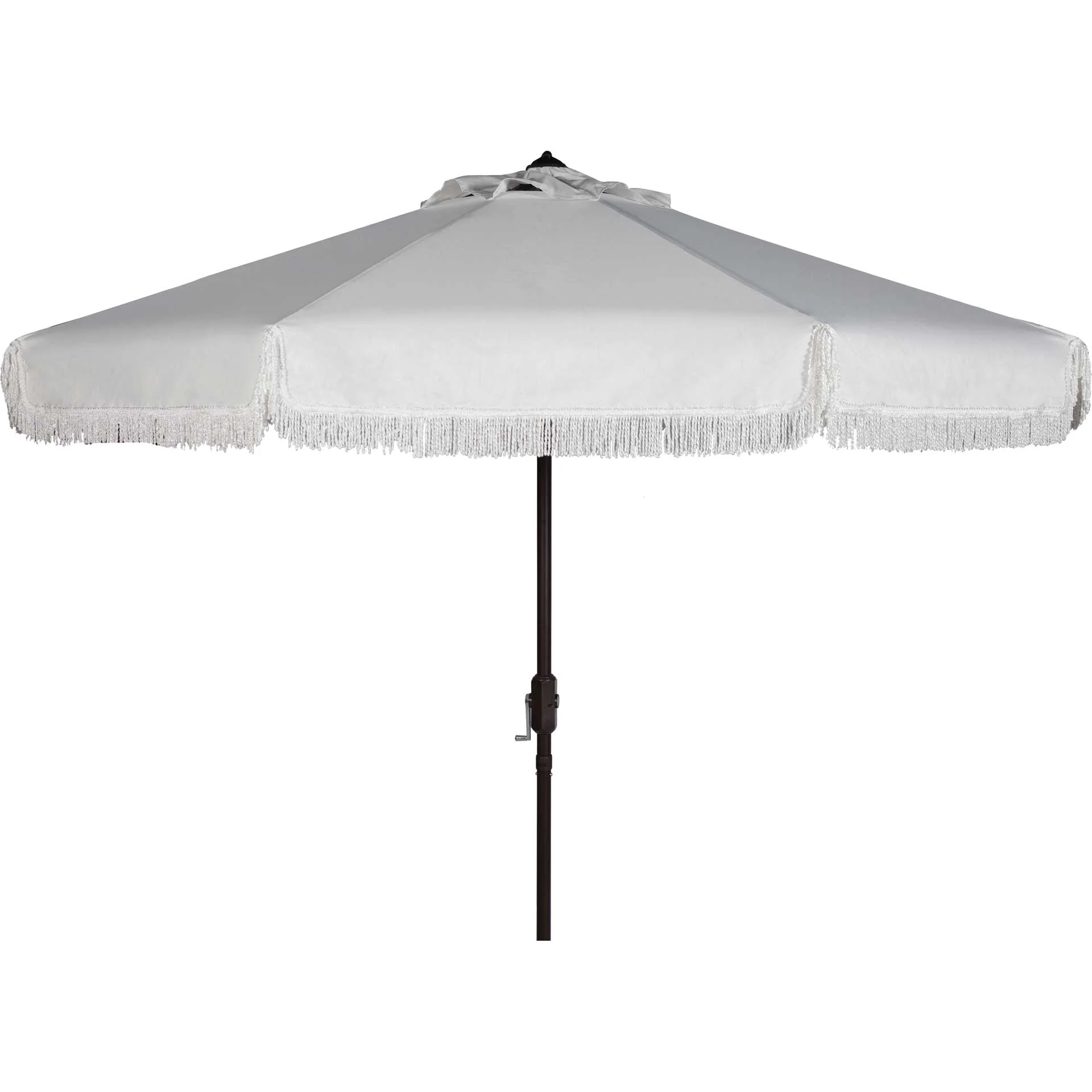 Mika Outdoor Push Button Tilt Umbrella White - Image 2
