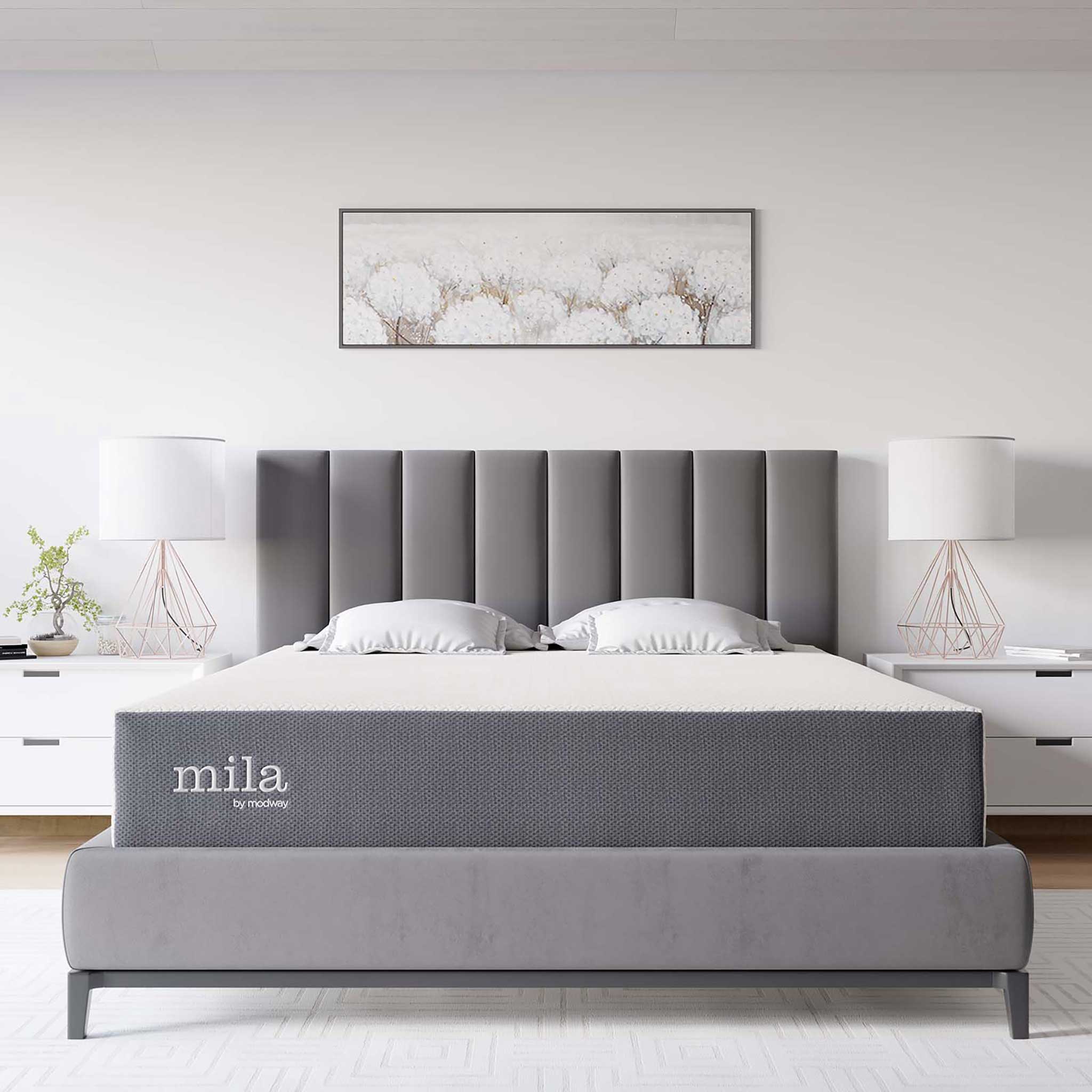 Mila 10" Memory Foam Mattress White - Image 10