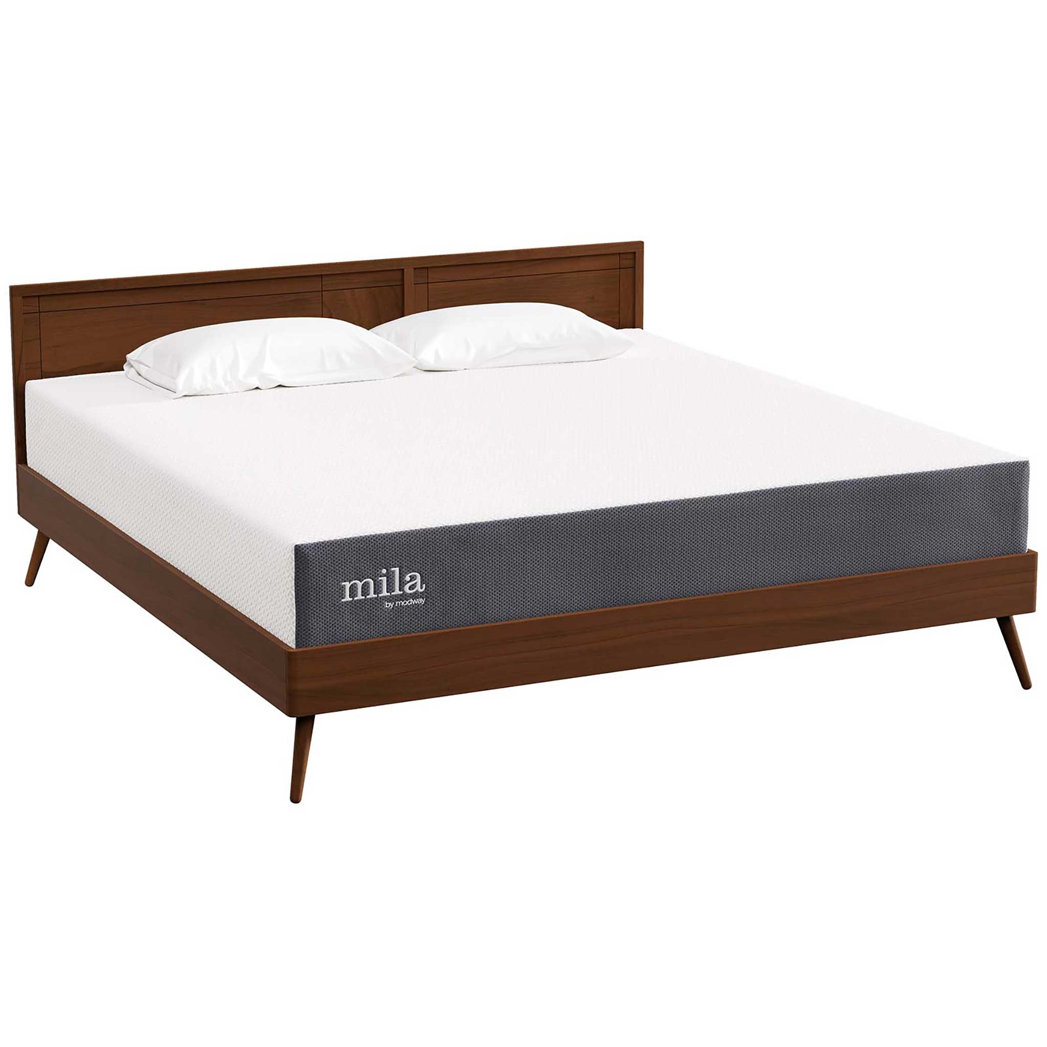 Mila 10" Memory Foam Mattress White - Image 9
