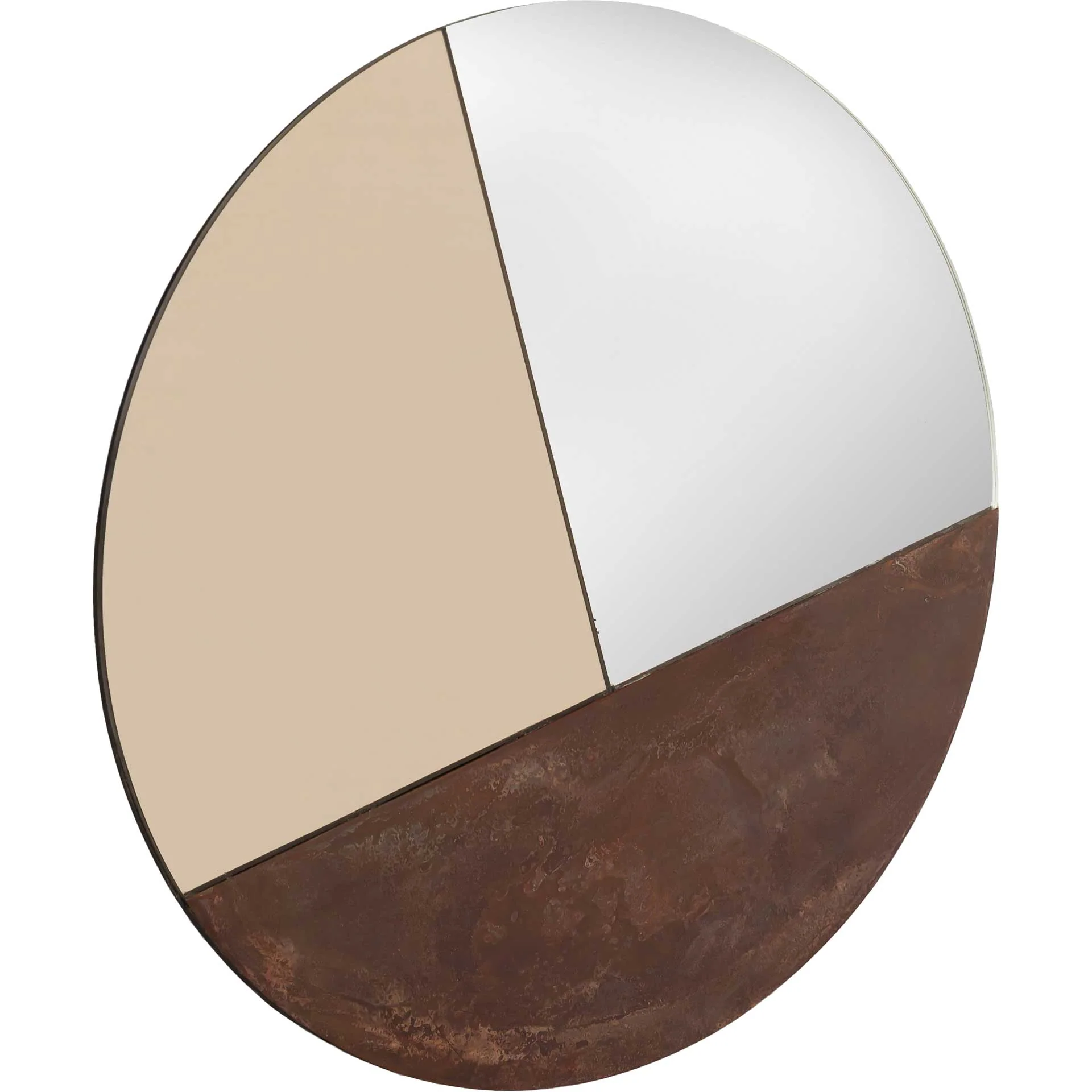Milena Round Mirror Copper - Image 2
