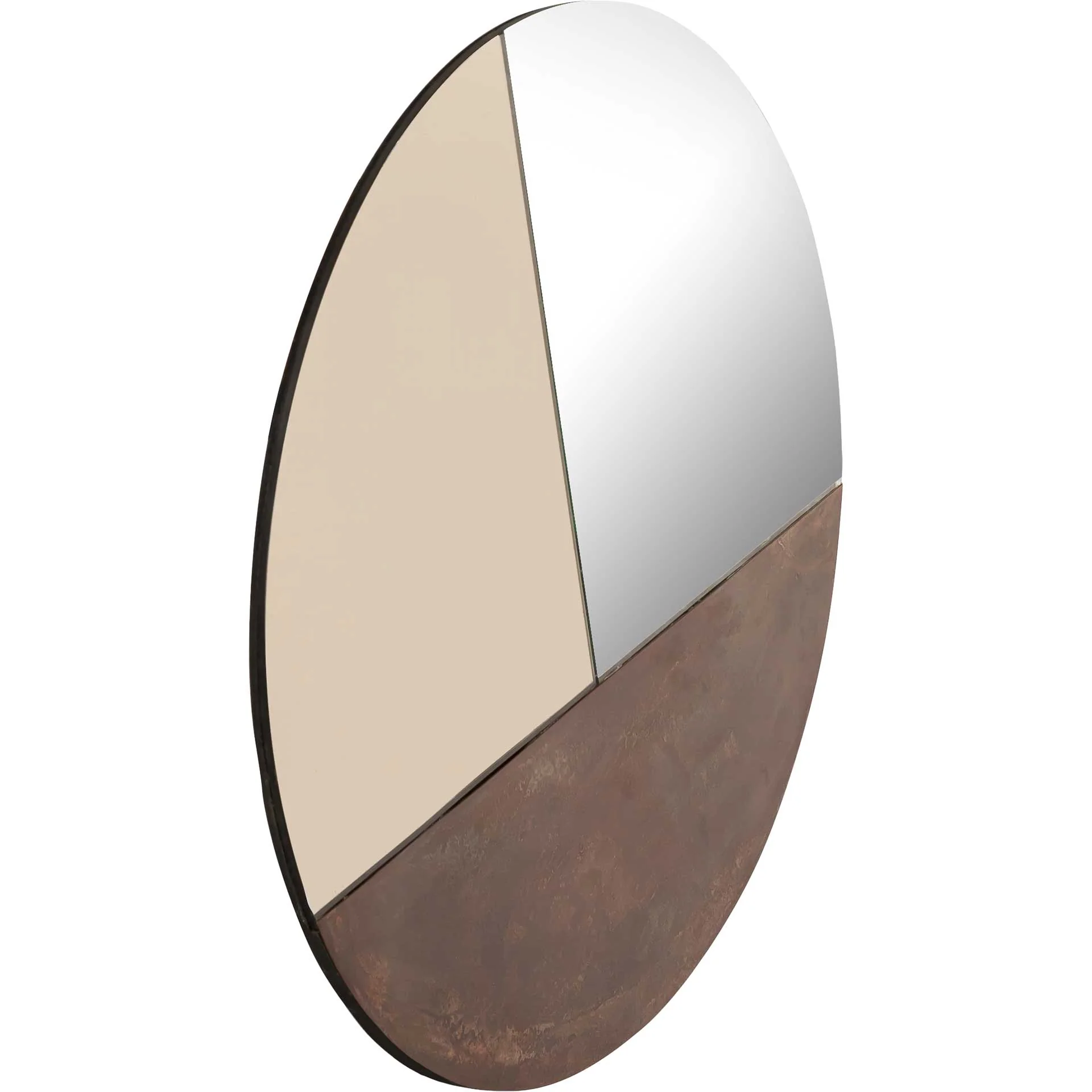 Milena Round Mirror Copper - Image 3