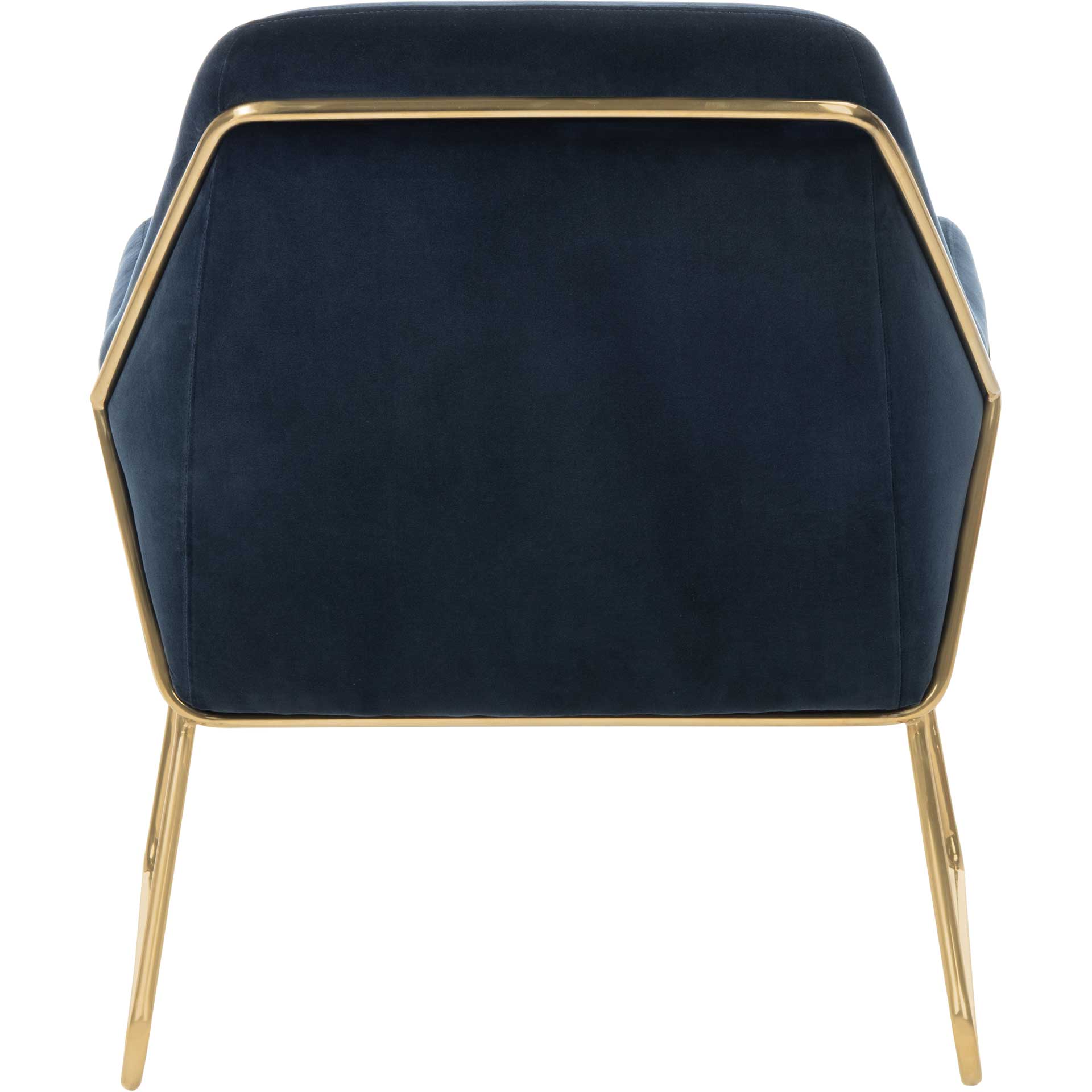 Millard Metal Frame Accent Chair Navy - Image 3