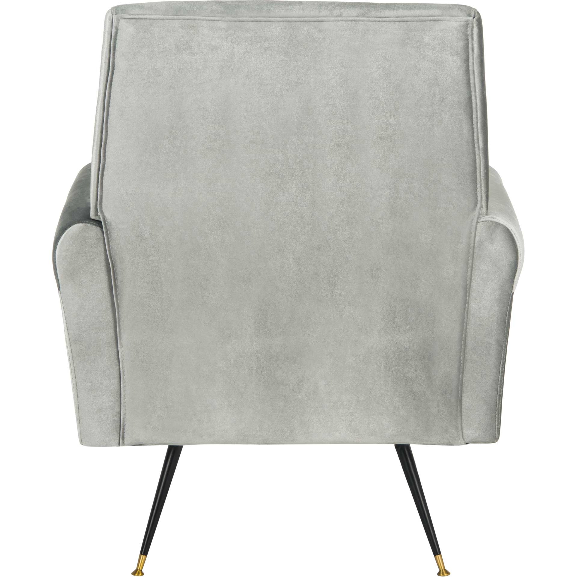 Milton Velvet Accent Chair Light Gray - Image 5