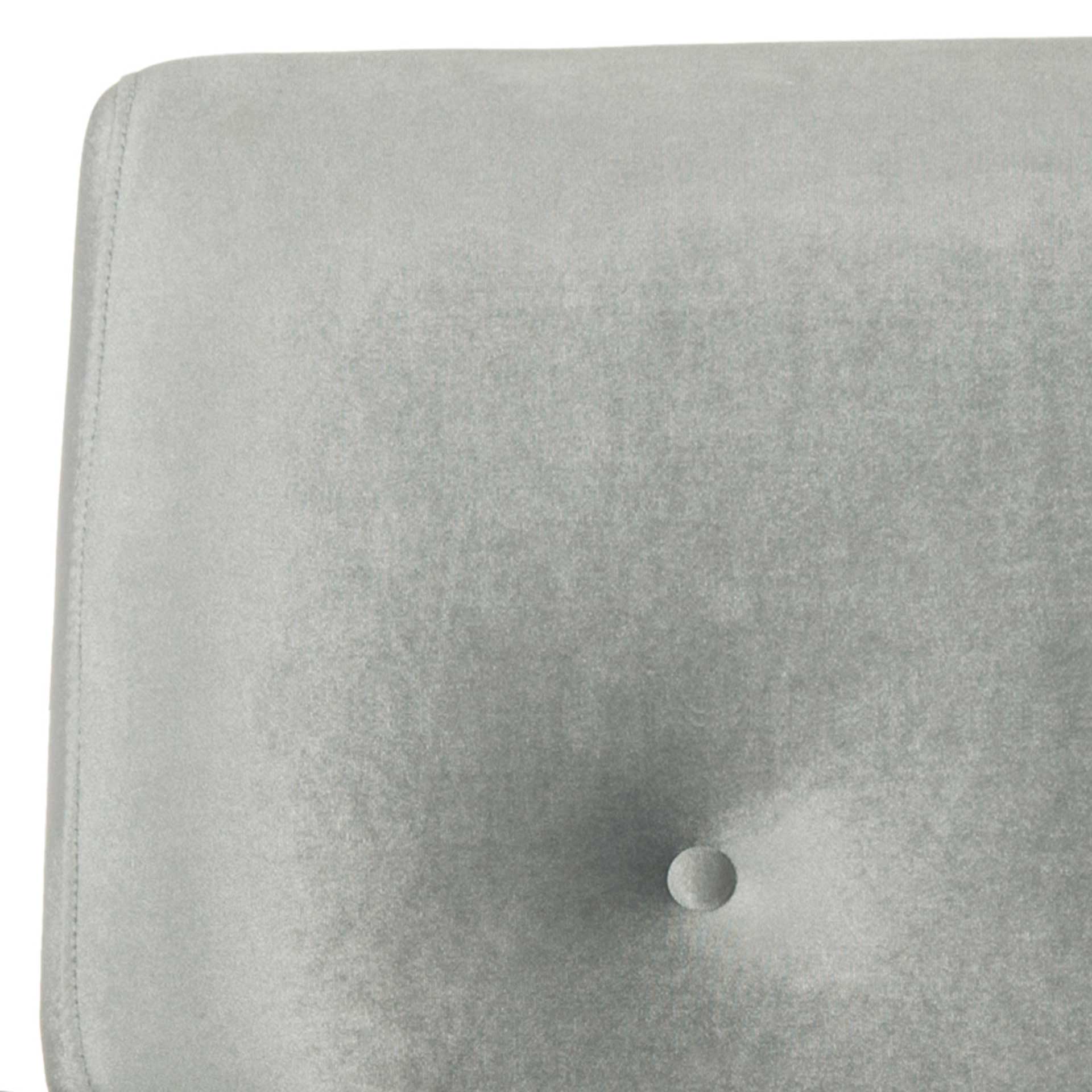 Milton Velvet Accent Chair Light Gray - Image 6