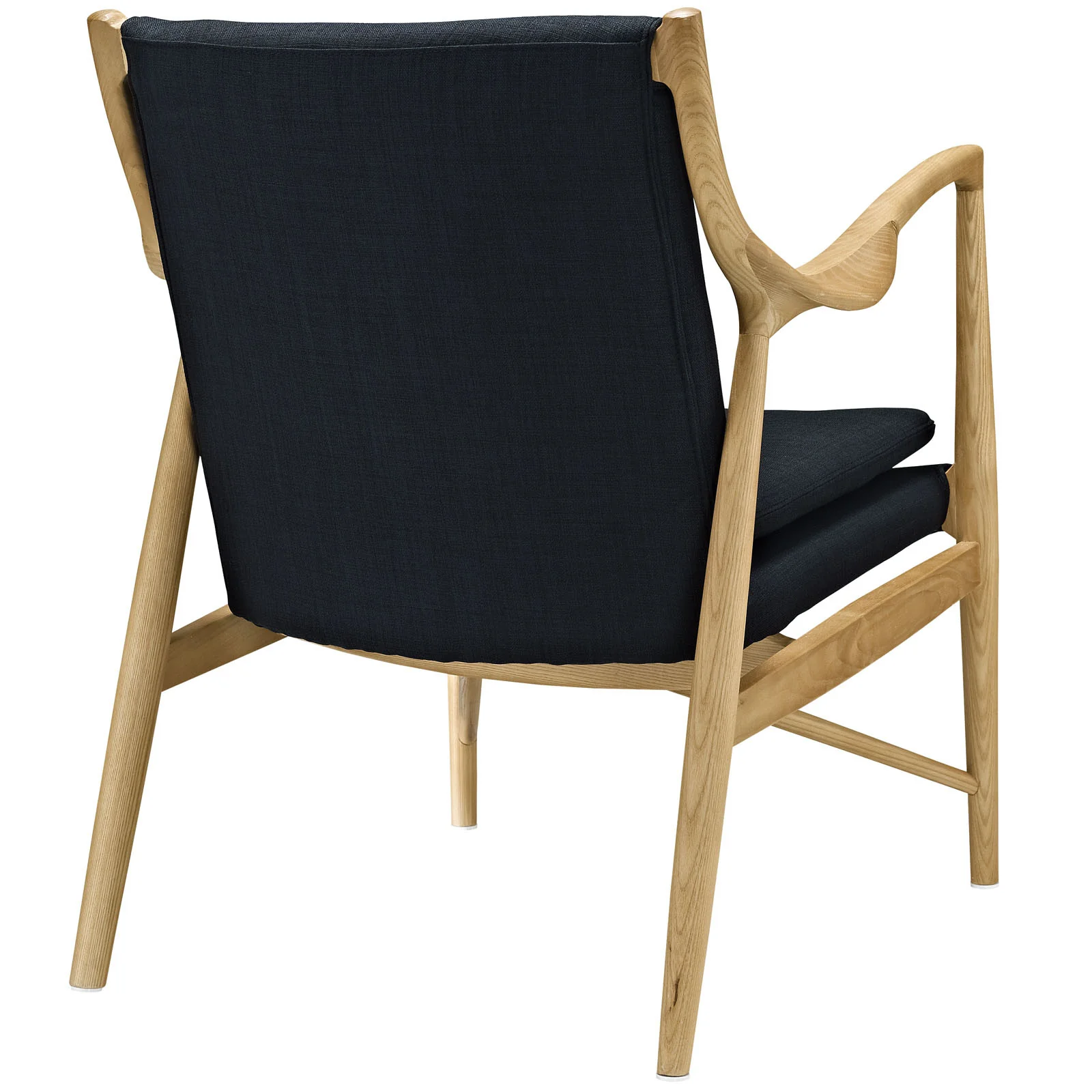 Minerva Upholstered Lounge Chair Birch Black - Image 3