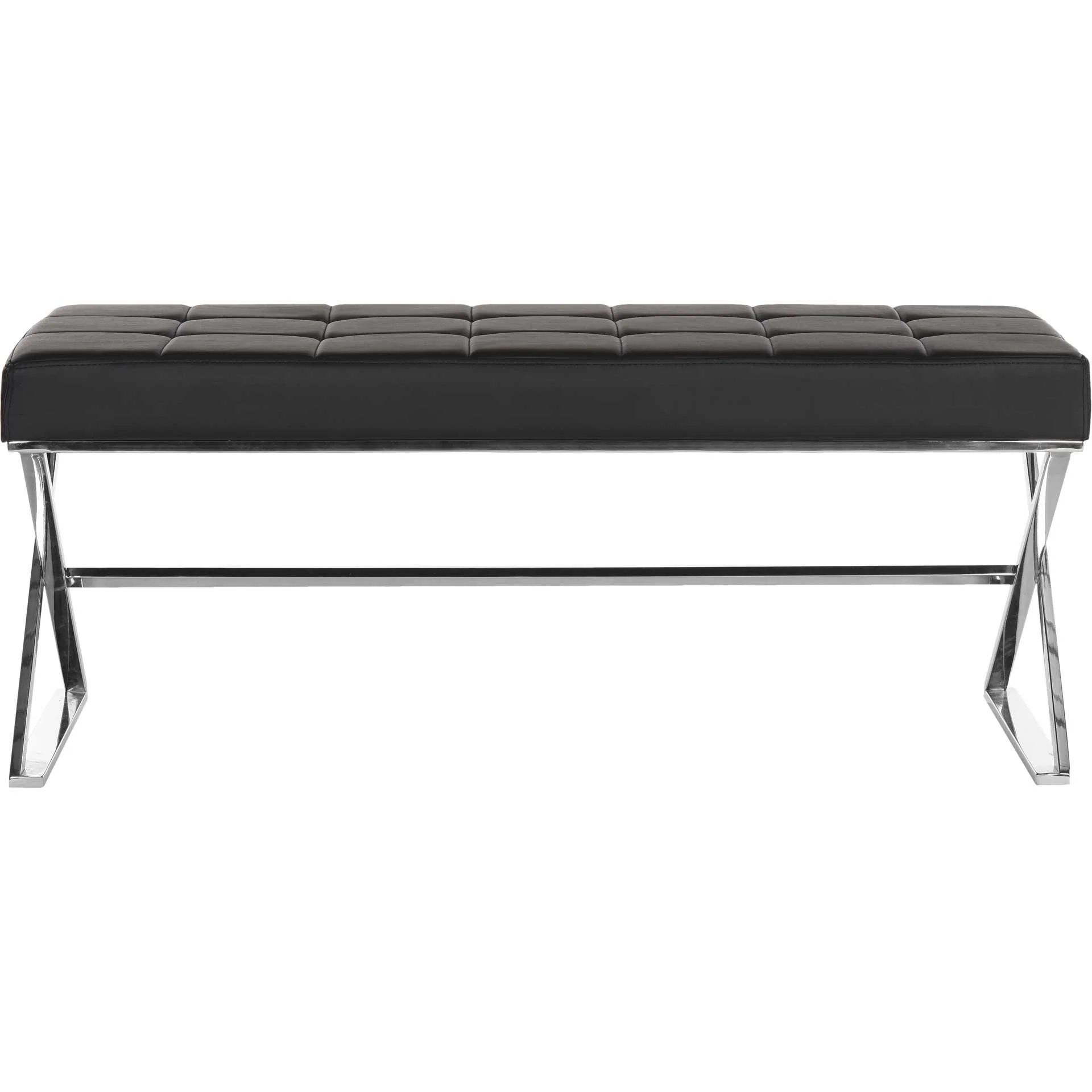 Mingle Bench Black/Chrome - Image 2
