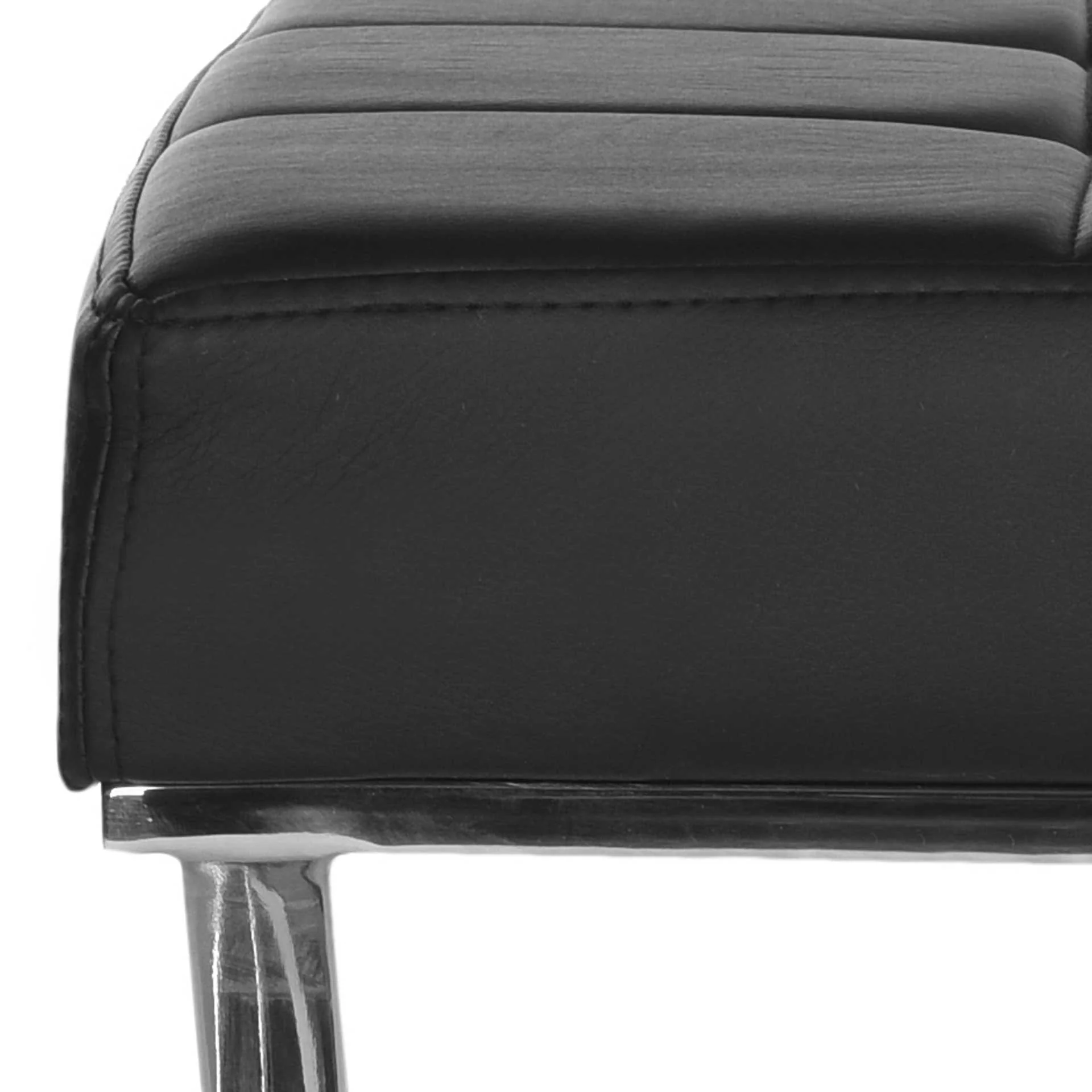 Mingle Bench Black/Chrome - Image 3