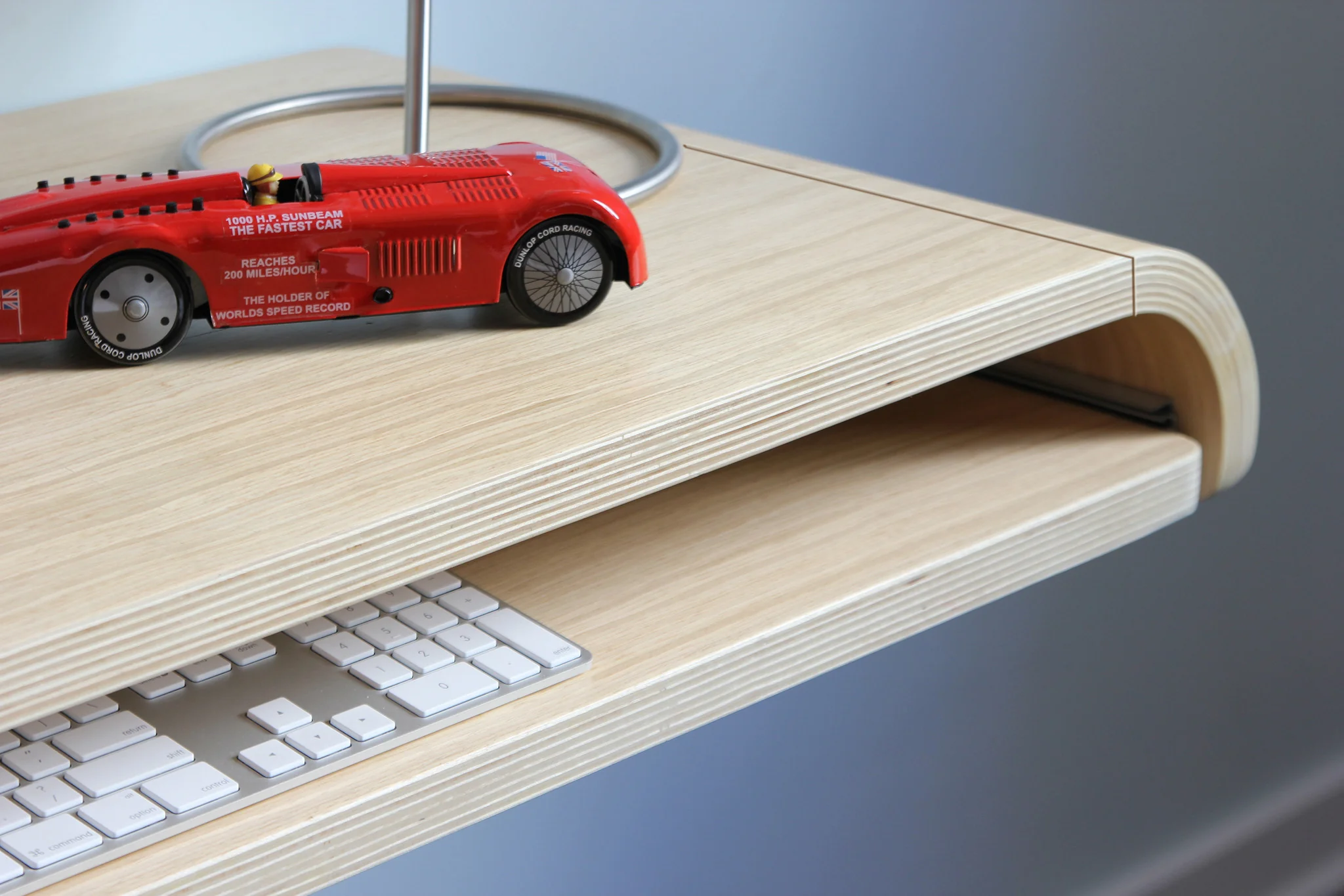 Minimal Wall Desk Rift Oak - Image 5