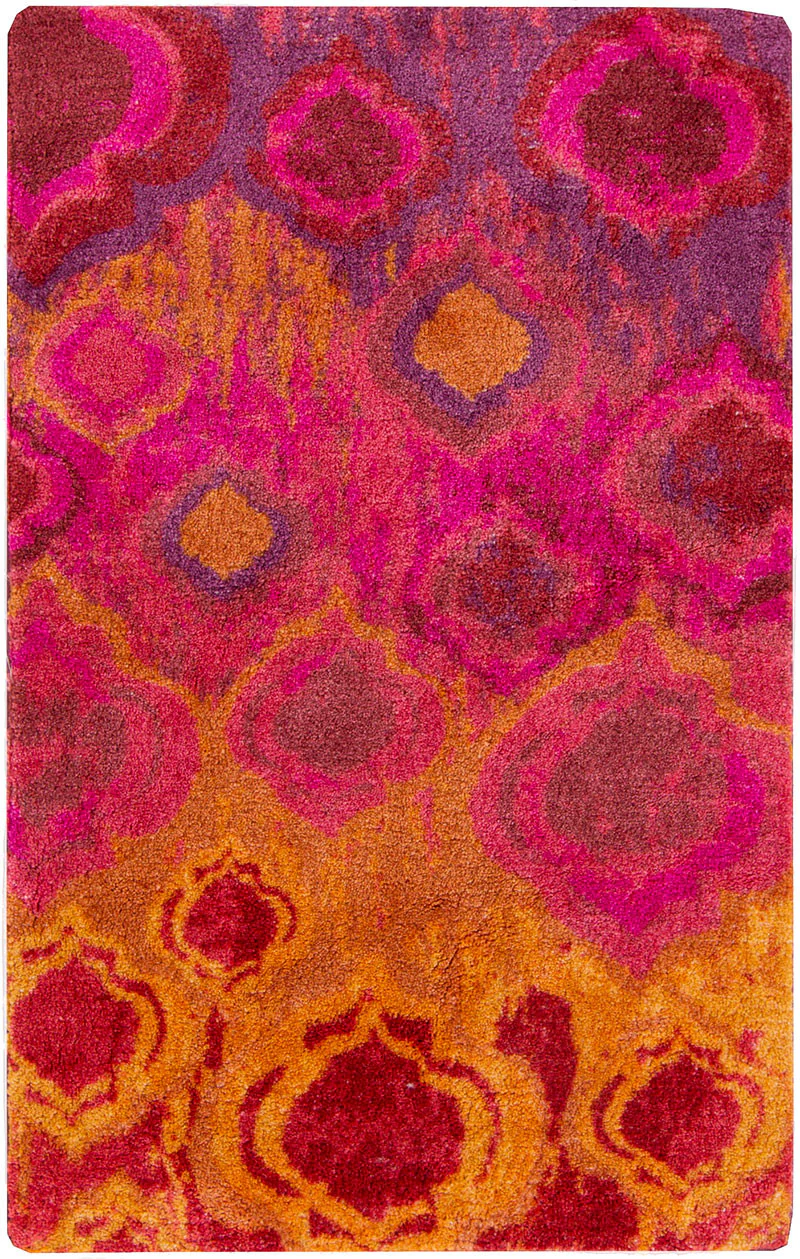 Mirage Burnt Orange/Rust Area Rug - Image 2