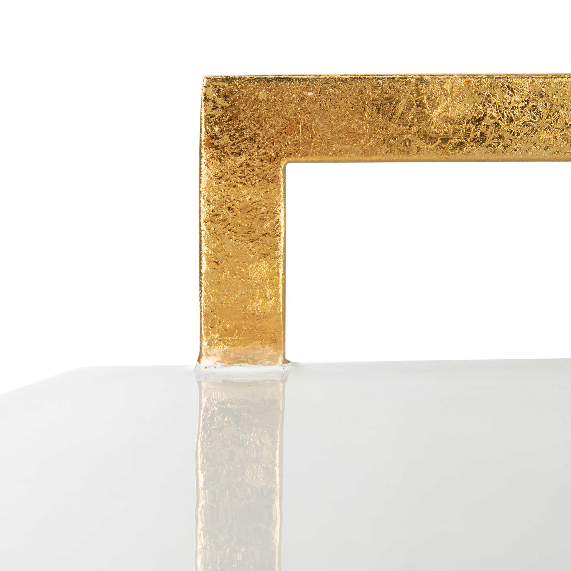 Mireya Hexagon C Table White/Gold - Image 7