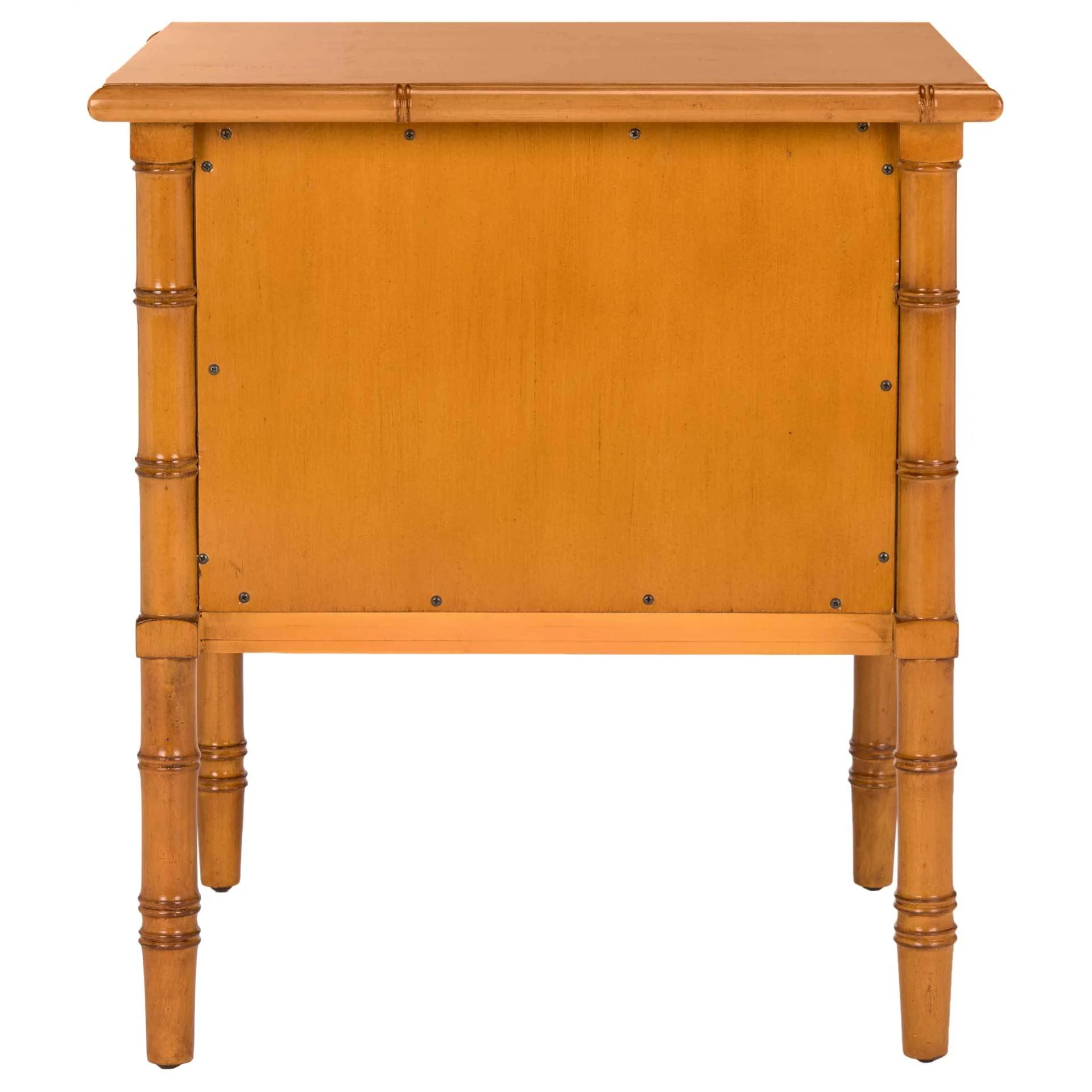 Mitchell Coastal 2 Drawer Bamboo Nightstand Brown - Image 4