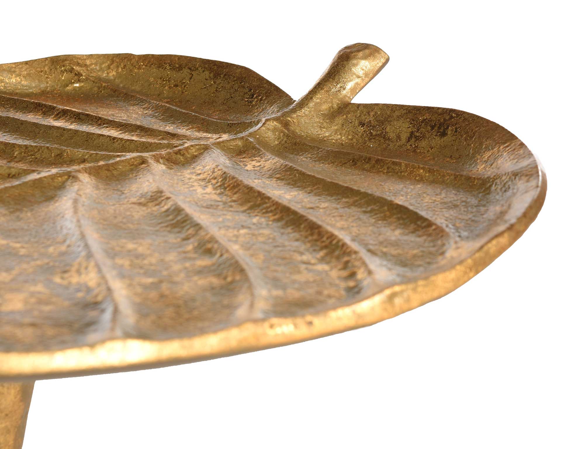 Mitchell Gold Foil Petal Side Table Gold - Image 4