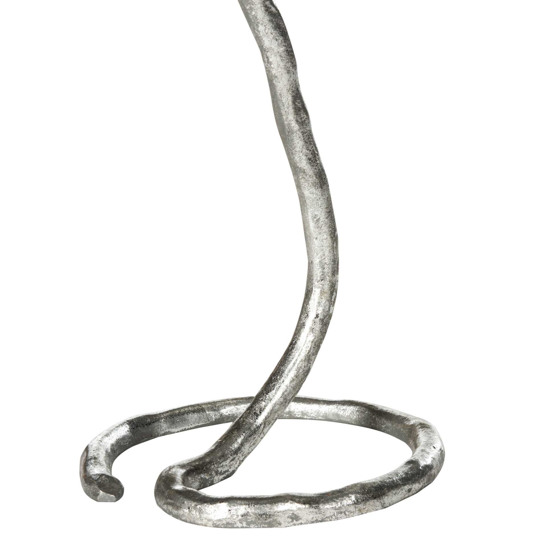 Mitchell Silver Foil Petal Side Table Silver - Image 3