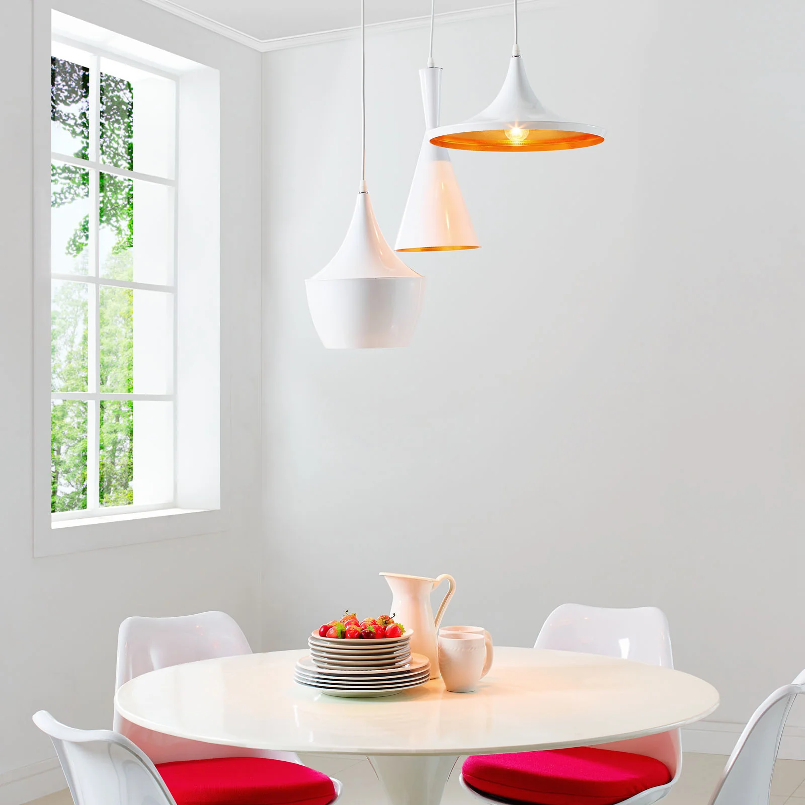 Modern Aluminum Ceiling Fixture White - Image 4