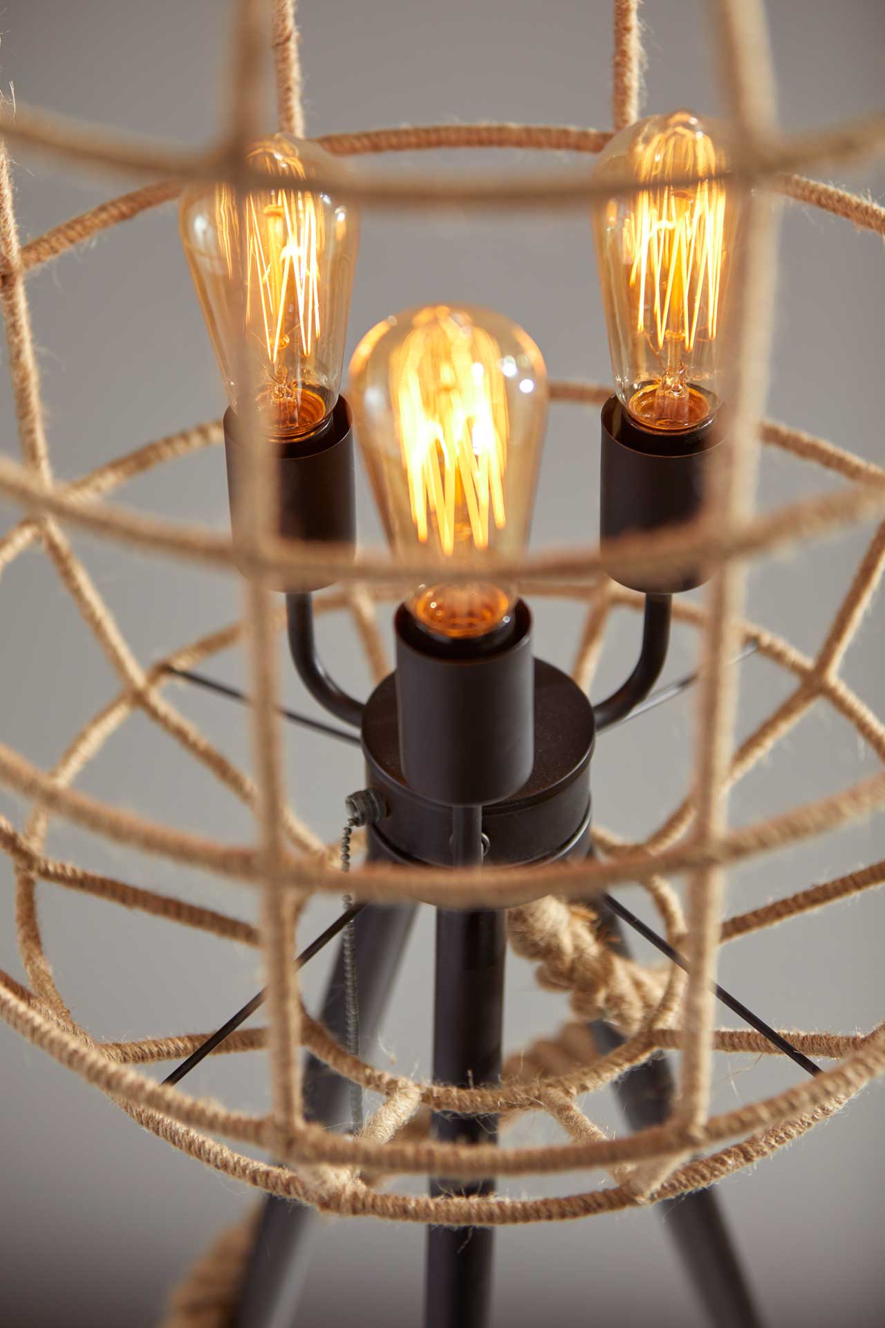 Molde Floor Lamp Black/Natural - Image 5
