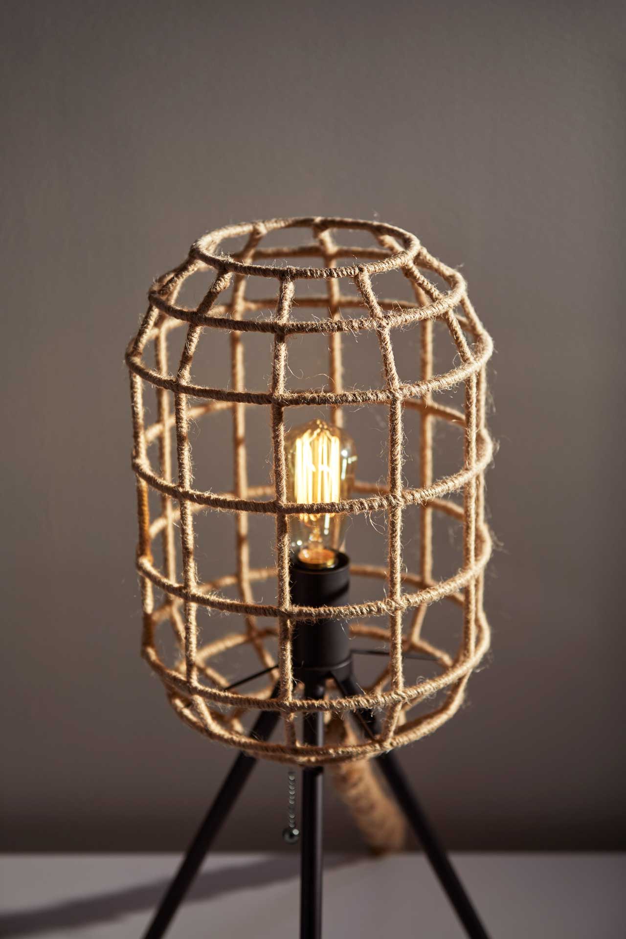 Molde Table Lamp Black/Natural - Image 3