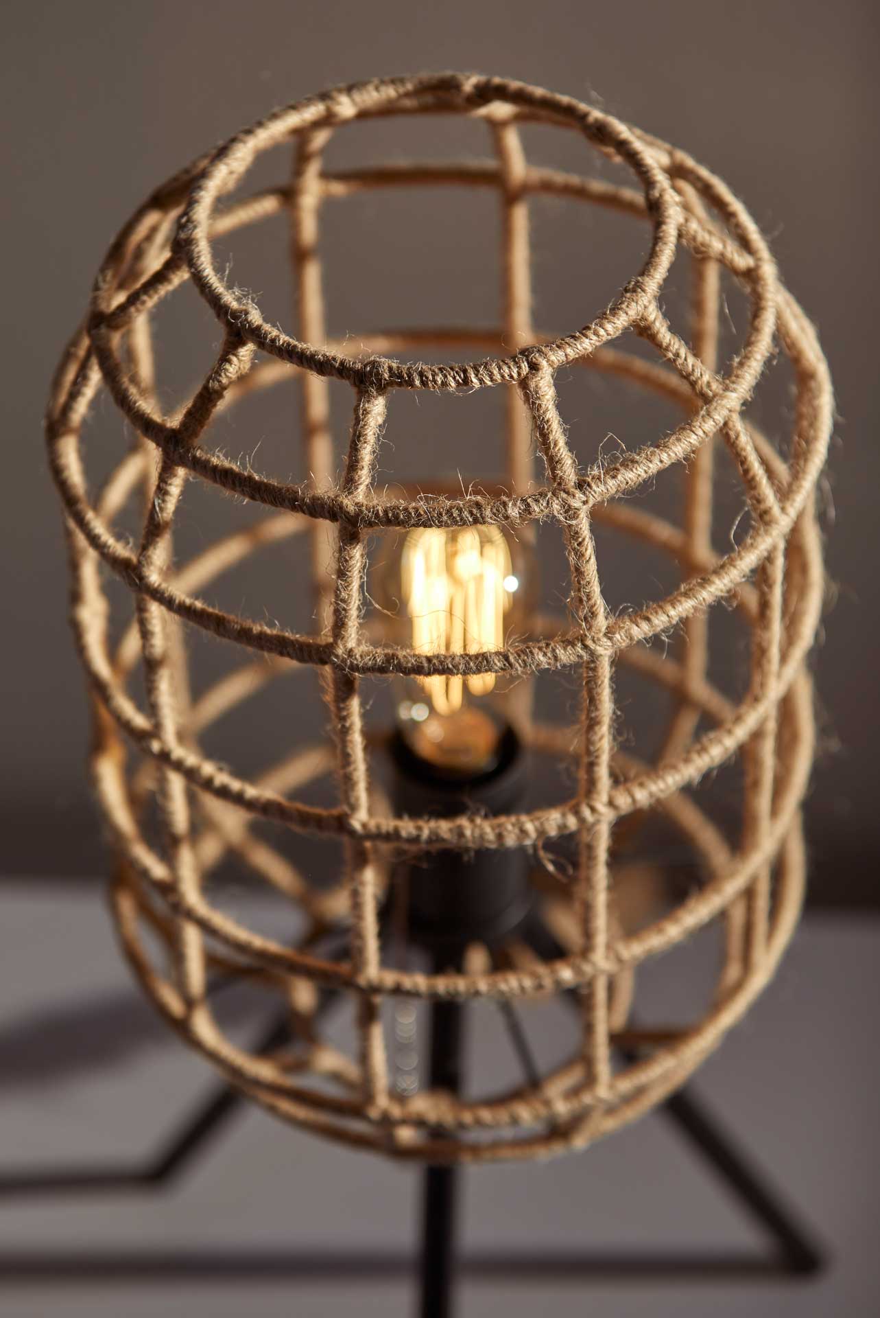 Molde Table Lamp Black/Natural - Image 5