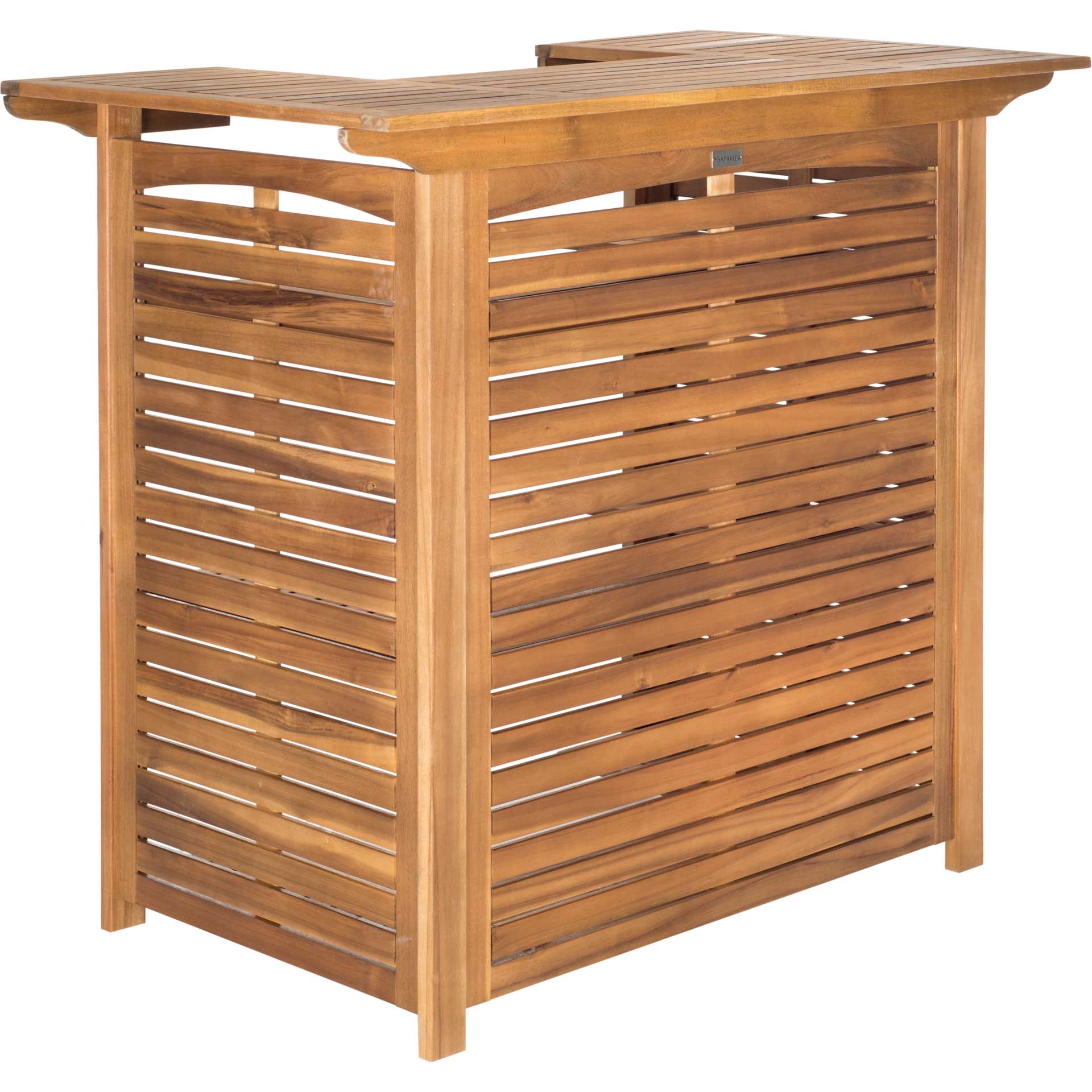 Momina Bar Table Teak Look - Image 2